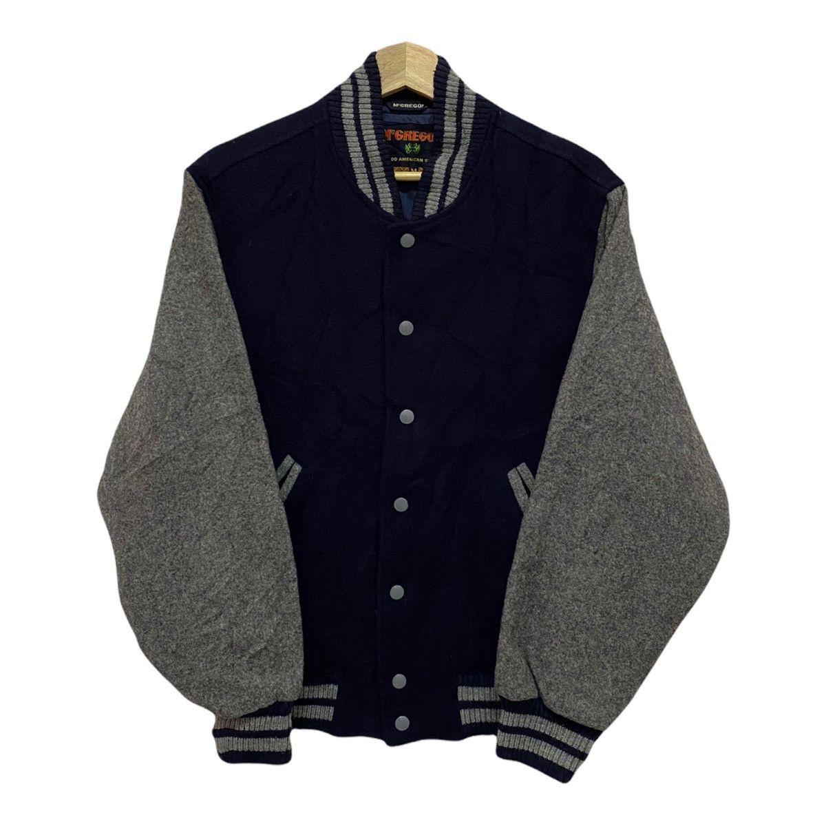 McGregor RARE🔥VINTAGE MC GREGOR WOOL BASEBALL VARSITY JACKET Size US M / EU 48-50 / 2 - 2 Thumbnail