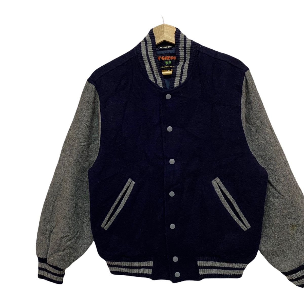 McGregor RARE🔥VINTAGE MC GREGOR WOOL BASEBALL VARSITY JACKET Size US M / EU 48-50 / 2 - 5 Thumbnail