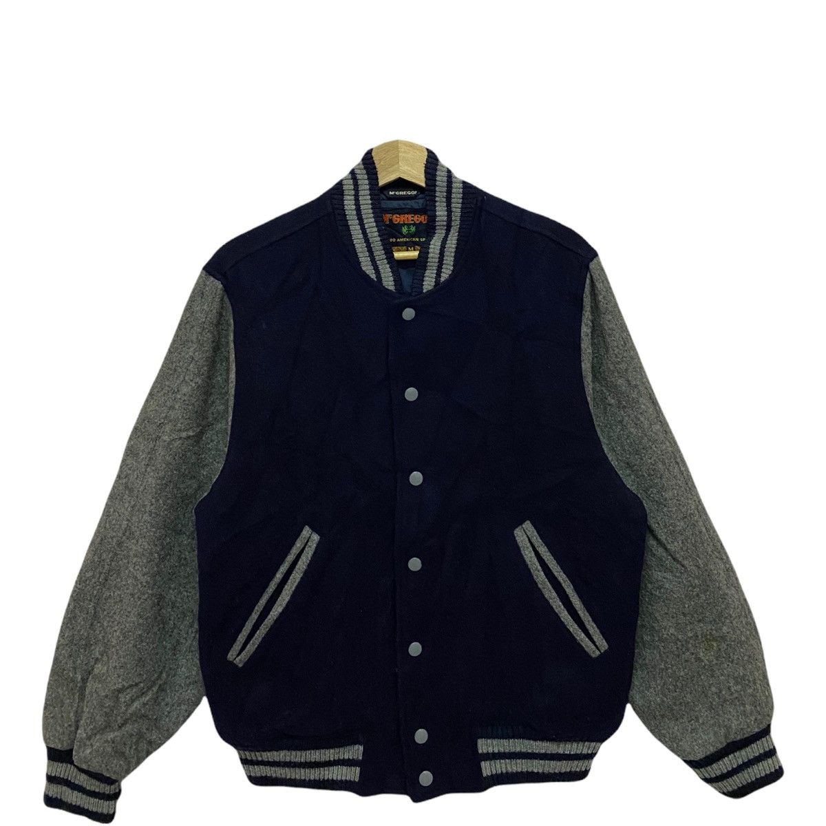 McGregor RARE🔥VINTAGE MC GREGOR WOOL BASEBALL VARSITY JACKET Size US M / EU 48-50 / 2 - 6 Thumbnail
