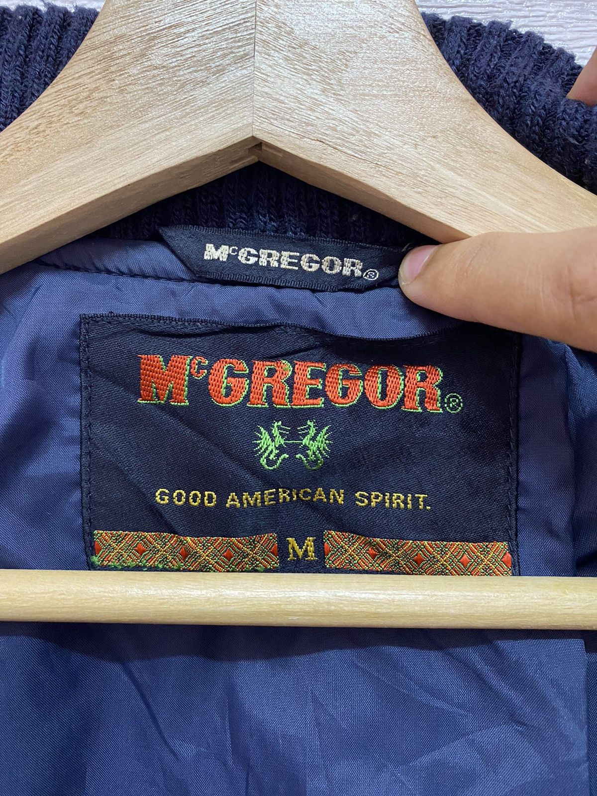 McGregor RARE🔥VINTAGE MC GREGOR WOOL BASEBALL VARSITY JACKET Size US M / EU 48-50 / 2 - 9 Thumbnail
