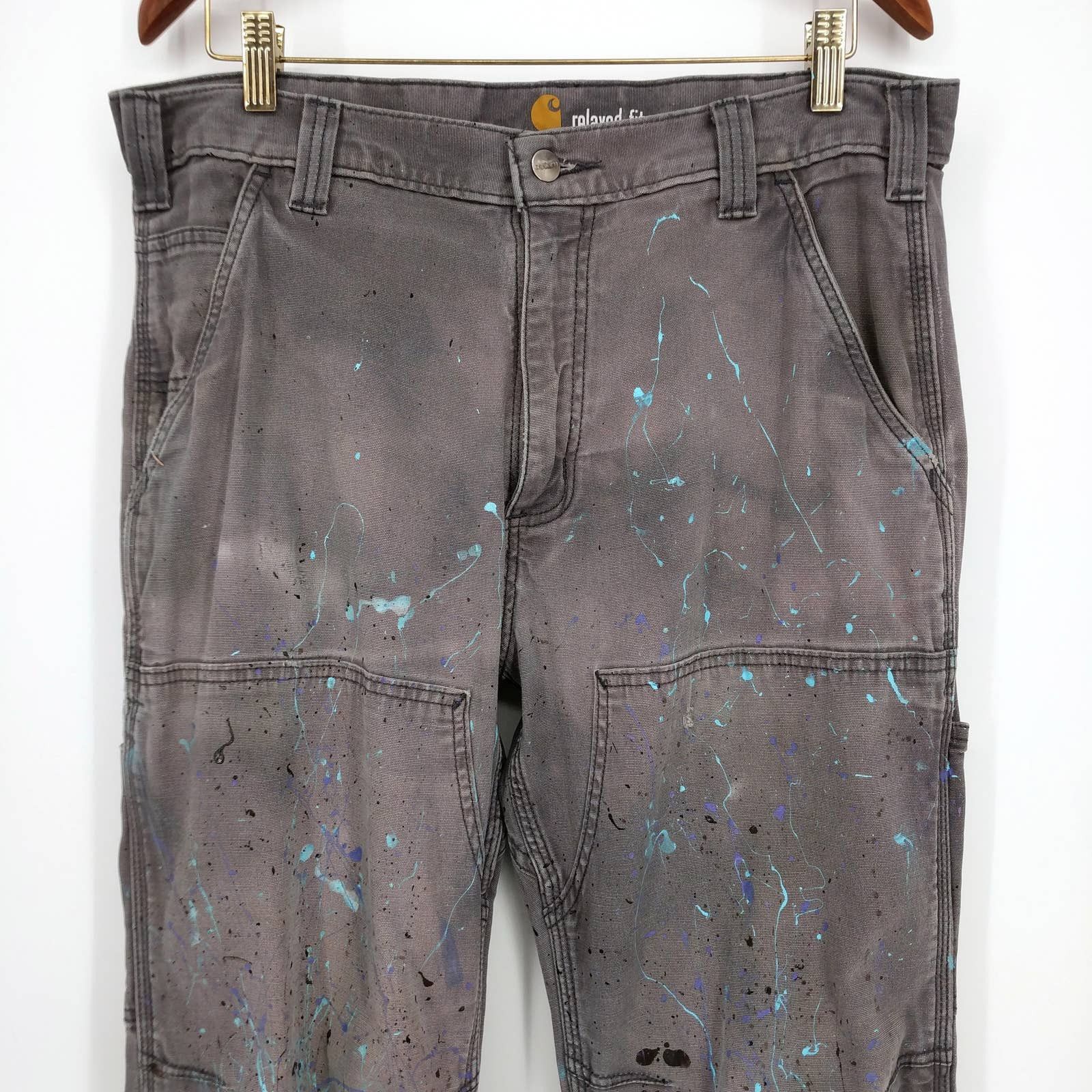 Carhartt Carhartt Double-Knee Custom Painter Work Pants Distressed Size US 34 / EU 50 - 3 Thumbnail