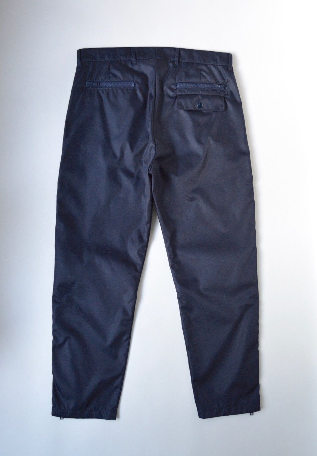 Prada A/W 19 Dark Blue Nylon Astro Pants Size US 34 / EU 50 - 8 Thumbnail