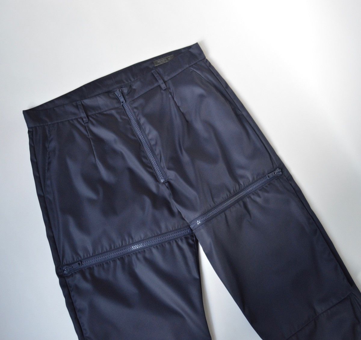 Prada A/W 19 Dark Blue Nylon Astro Pants Size US 34 / EU 50 - 4 Thumbnail