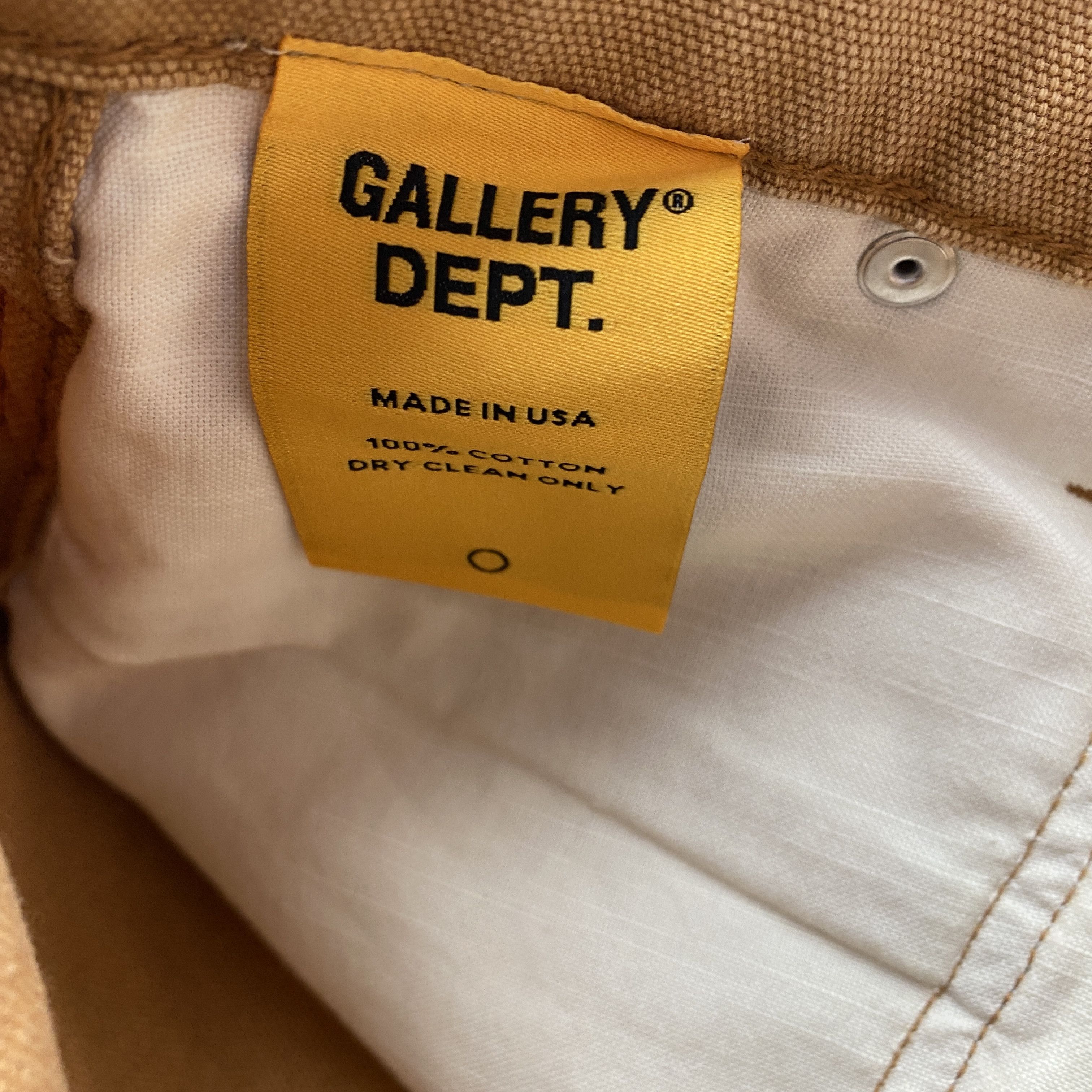 Gallery Dept. Gallery Department Tan Carpenter Flared Jeans Size US 30 / EU 46 - 8 Thumbnail