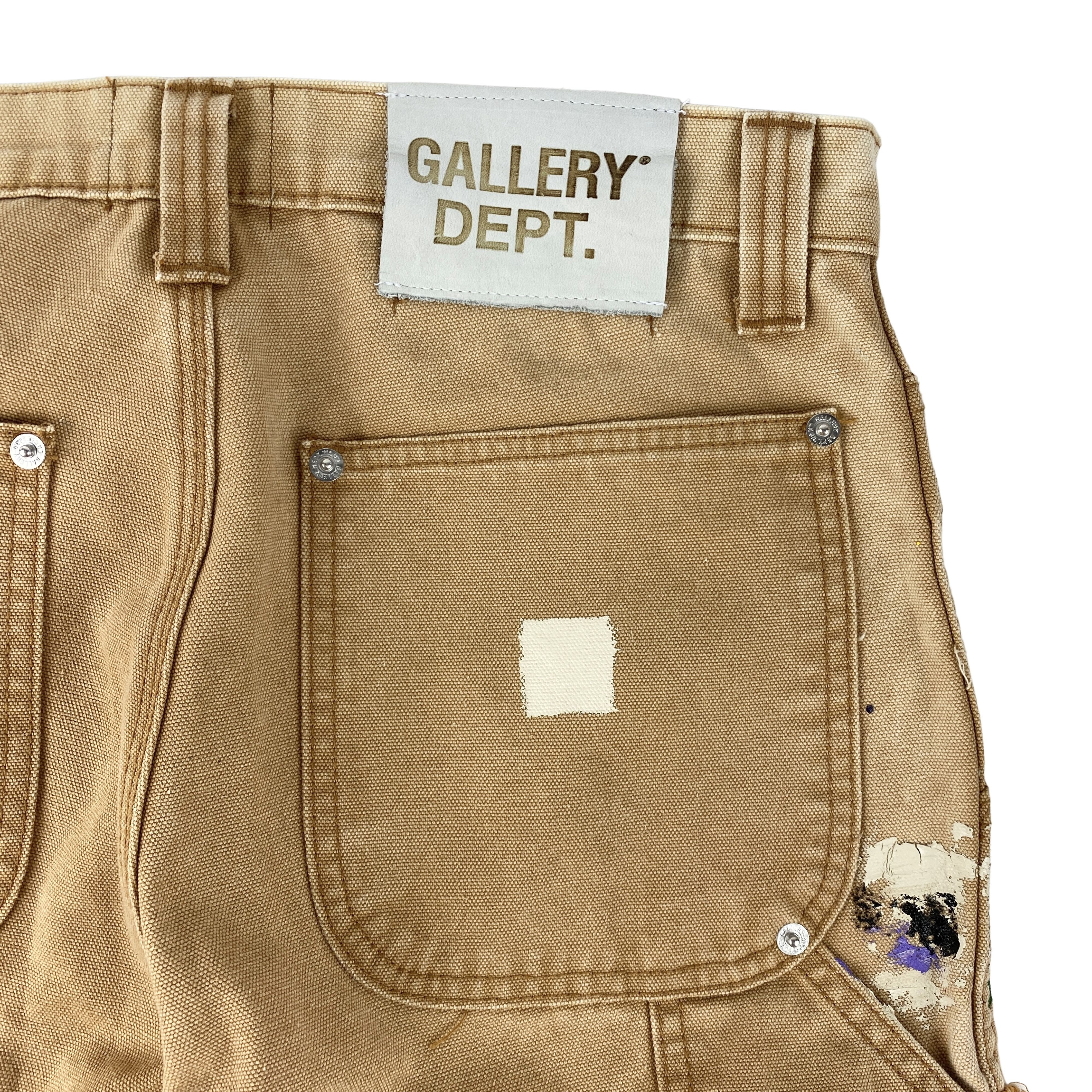Gallery Dept. Gallery Department Tan Carpenter Flared Jeans Size US 30 / EU 46 - 7 Thumbnail