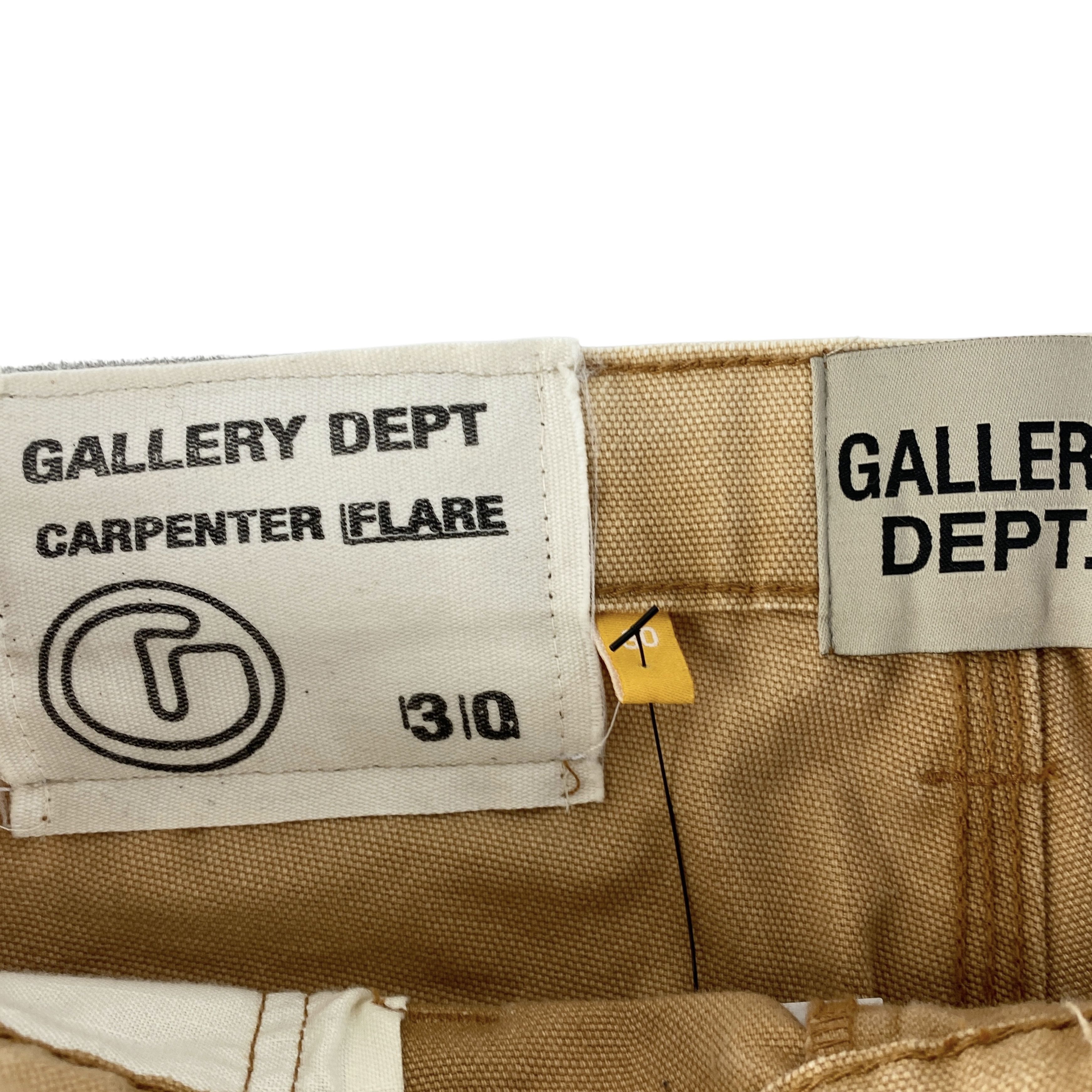 Gallery Dept. Gallery Department Tan Carpenter Flared Jeans Size US 30 / EU 46 - 5 Thumbnail