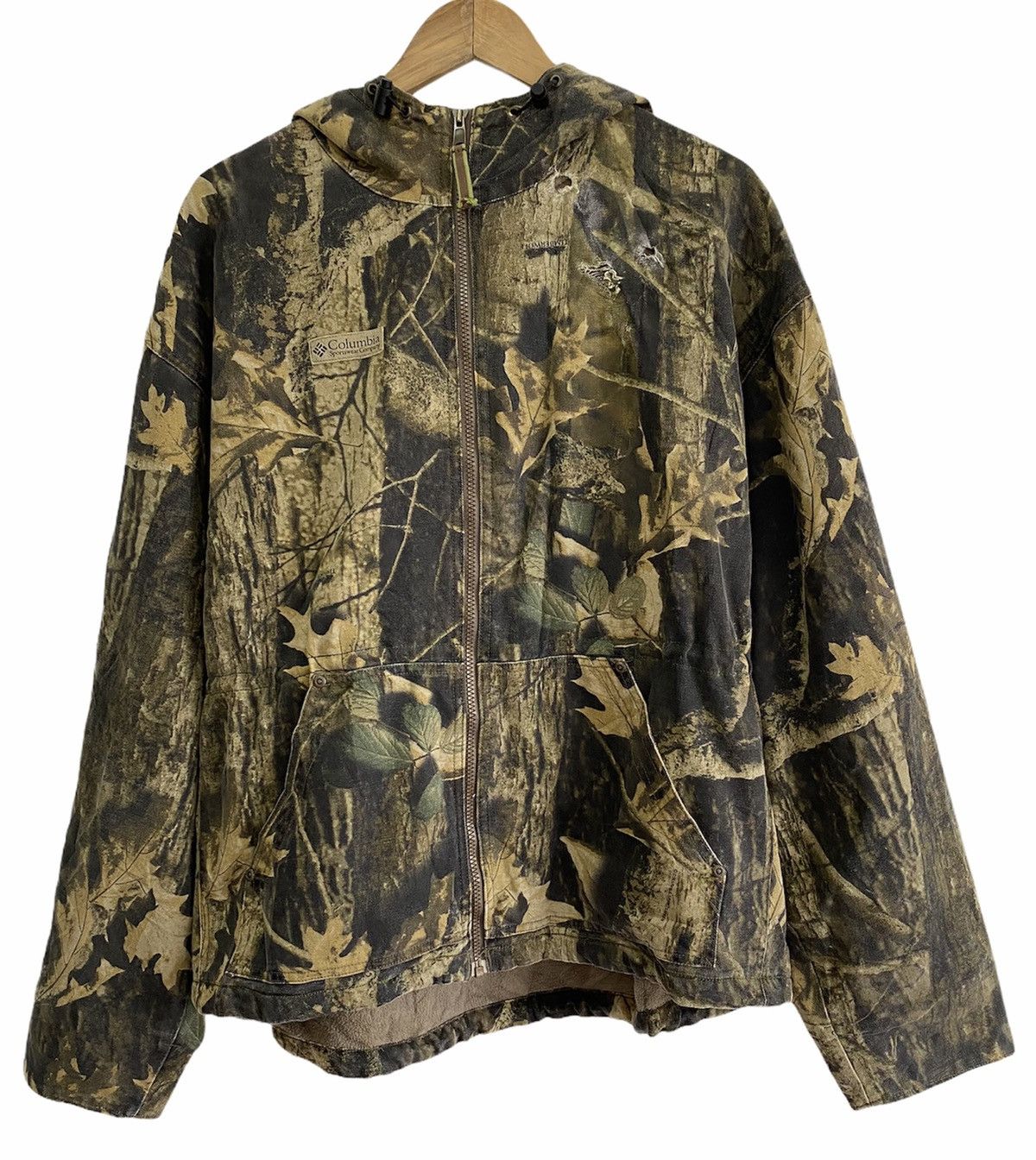 Columbia REALTREE CAMO COLUMBIA DISTRESSED DETROIT JACKET HOODIE Size US XL / EU 56 / 4 - 2 Thumbnail
