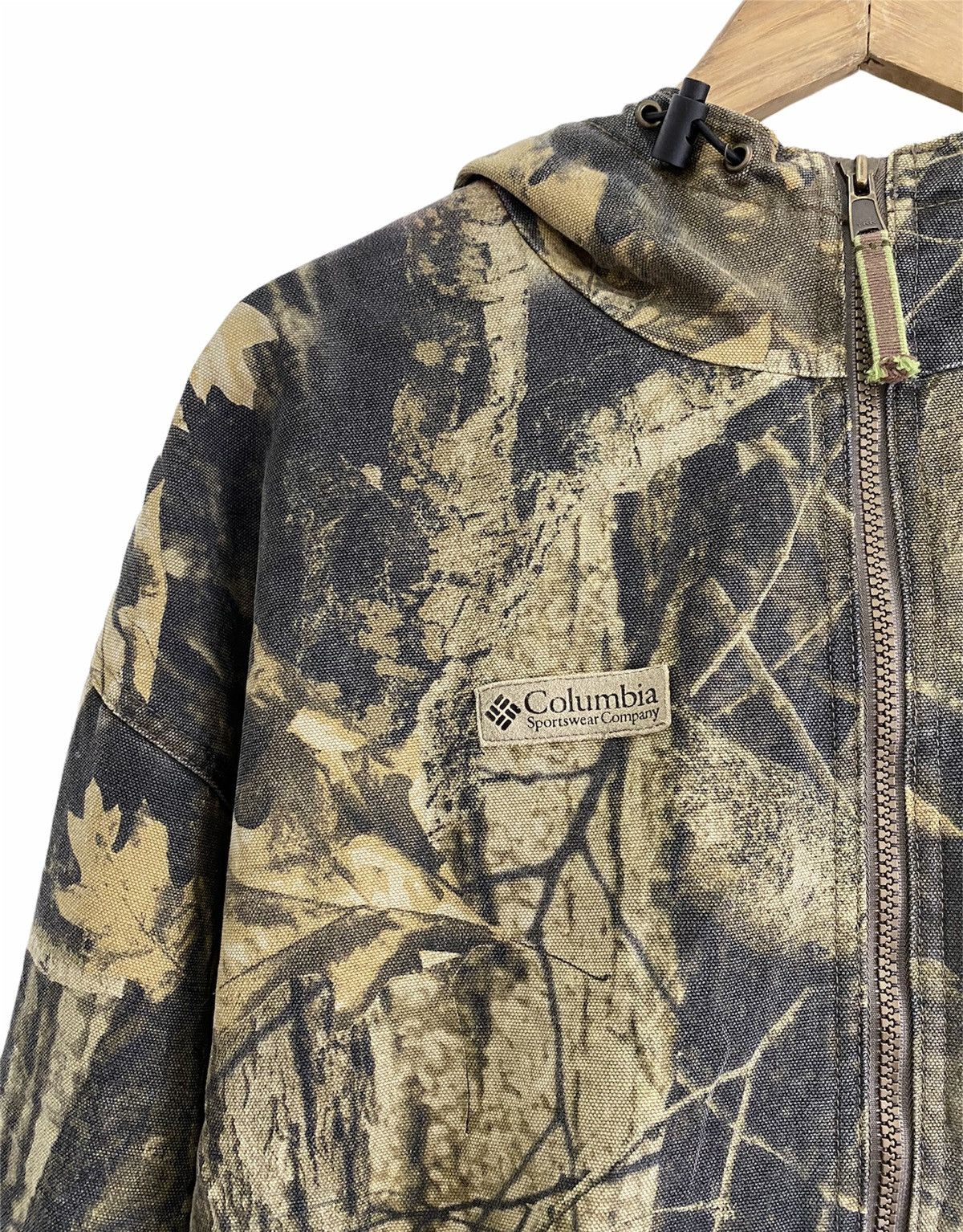 Columbia REALTREE CAMO COLUMBIA DISTRESSED DETROIT JACKET HOODIE Size US XL / EU 56 / 4 - 7 Thumbnail