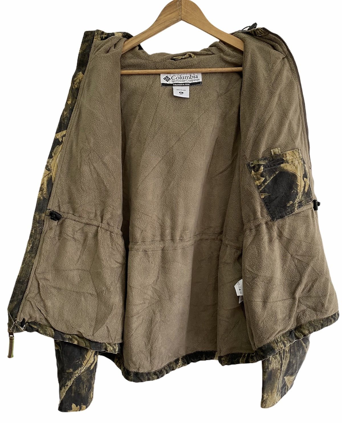 Columbia REALTREE CAMO COLUMBIA DISTRESSED DETROIT JACKET HOODIE Size US XL / EU 56 / 4 - 3 Thumbnail