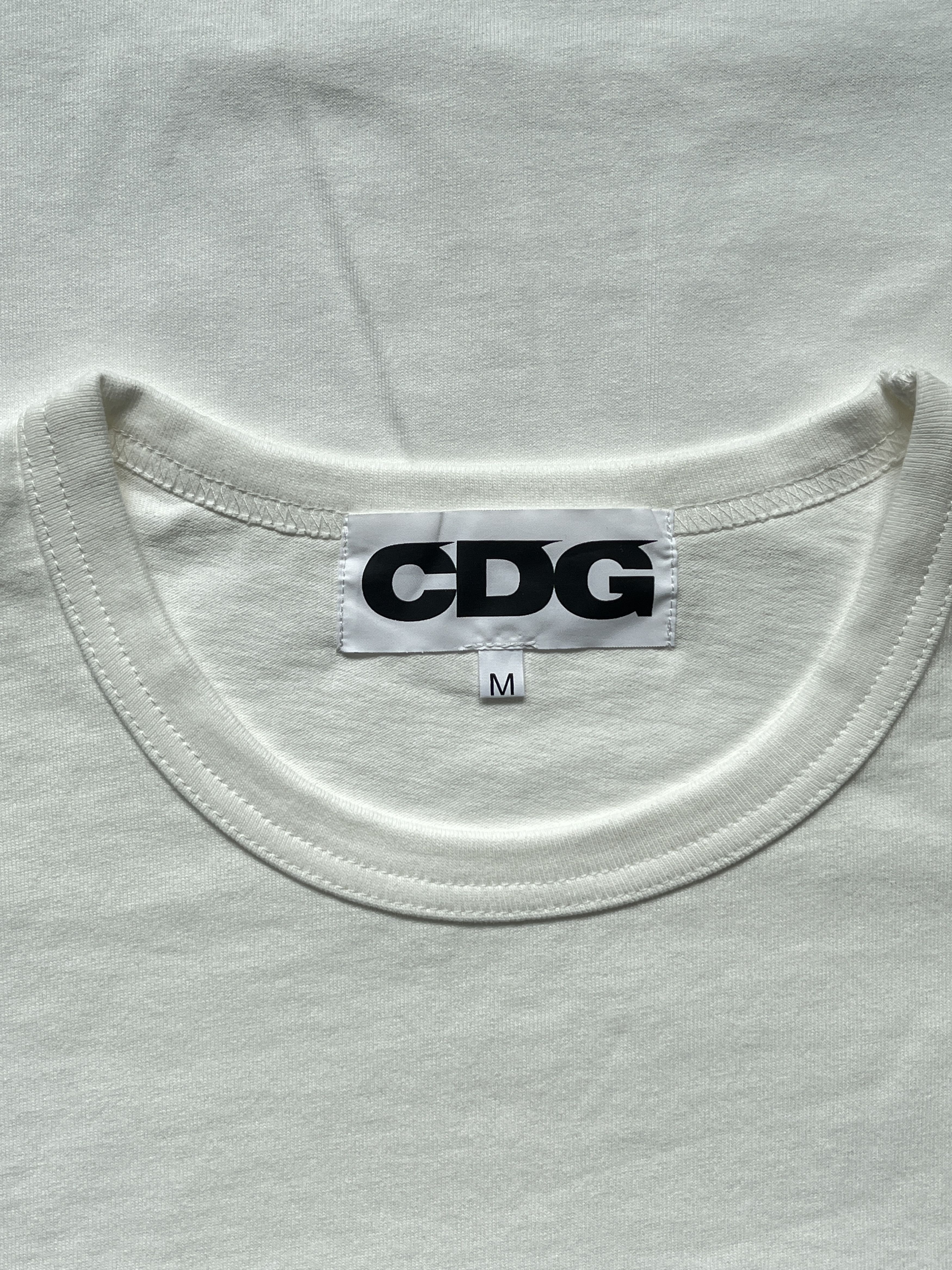 Comme des Garcons ⚡️QUICK SALE⚡️2019 Comme des Garcons White T-Shirt Size US M / EU 48-50 / 2 - 3 Thumbnail