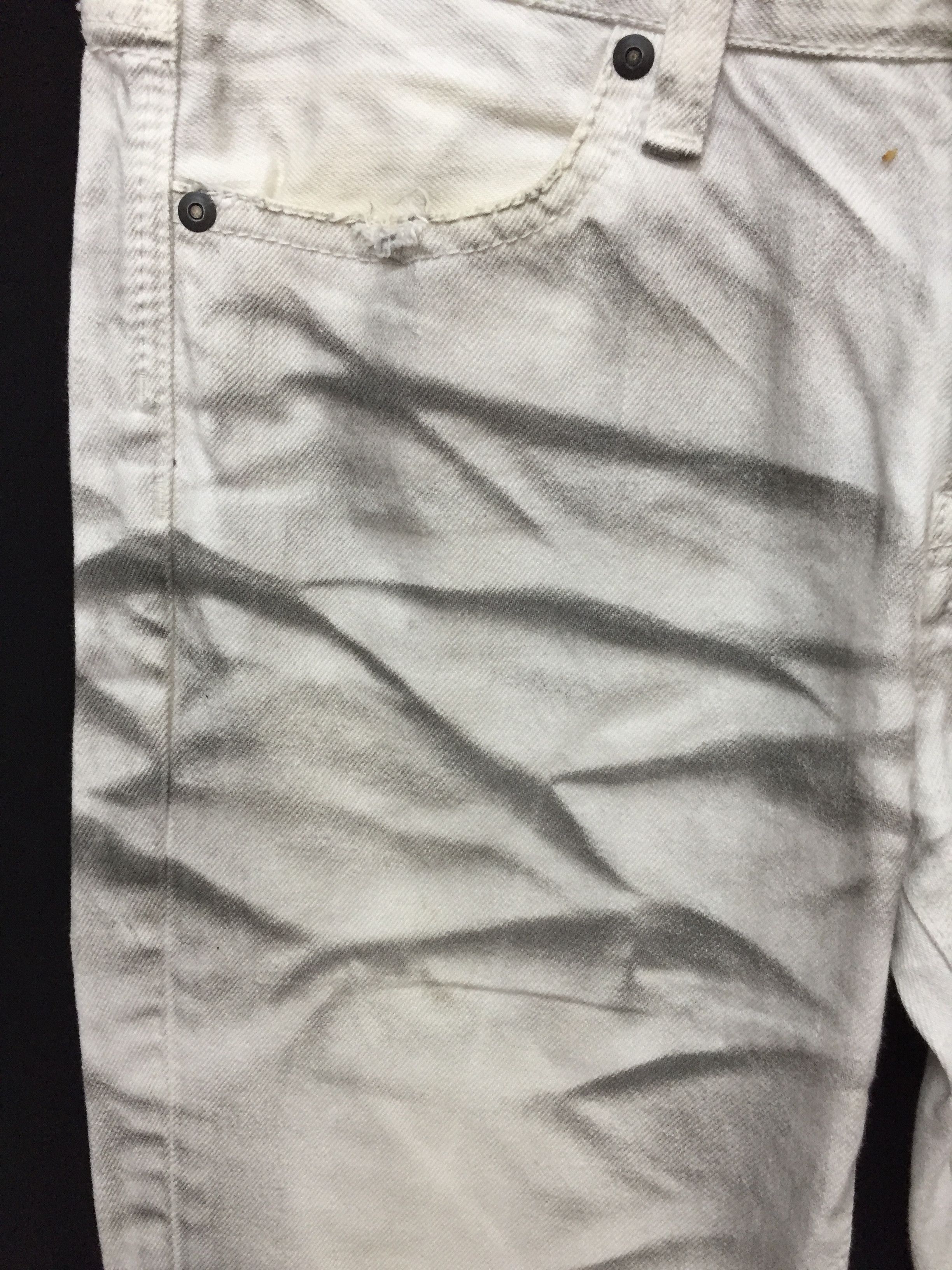 CIVARIZE 2013 Made in JAPAN CIVARIZE Dirty Whisker Zebra white denim Size US 32 / EU 48 - 7 Thumbnail