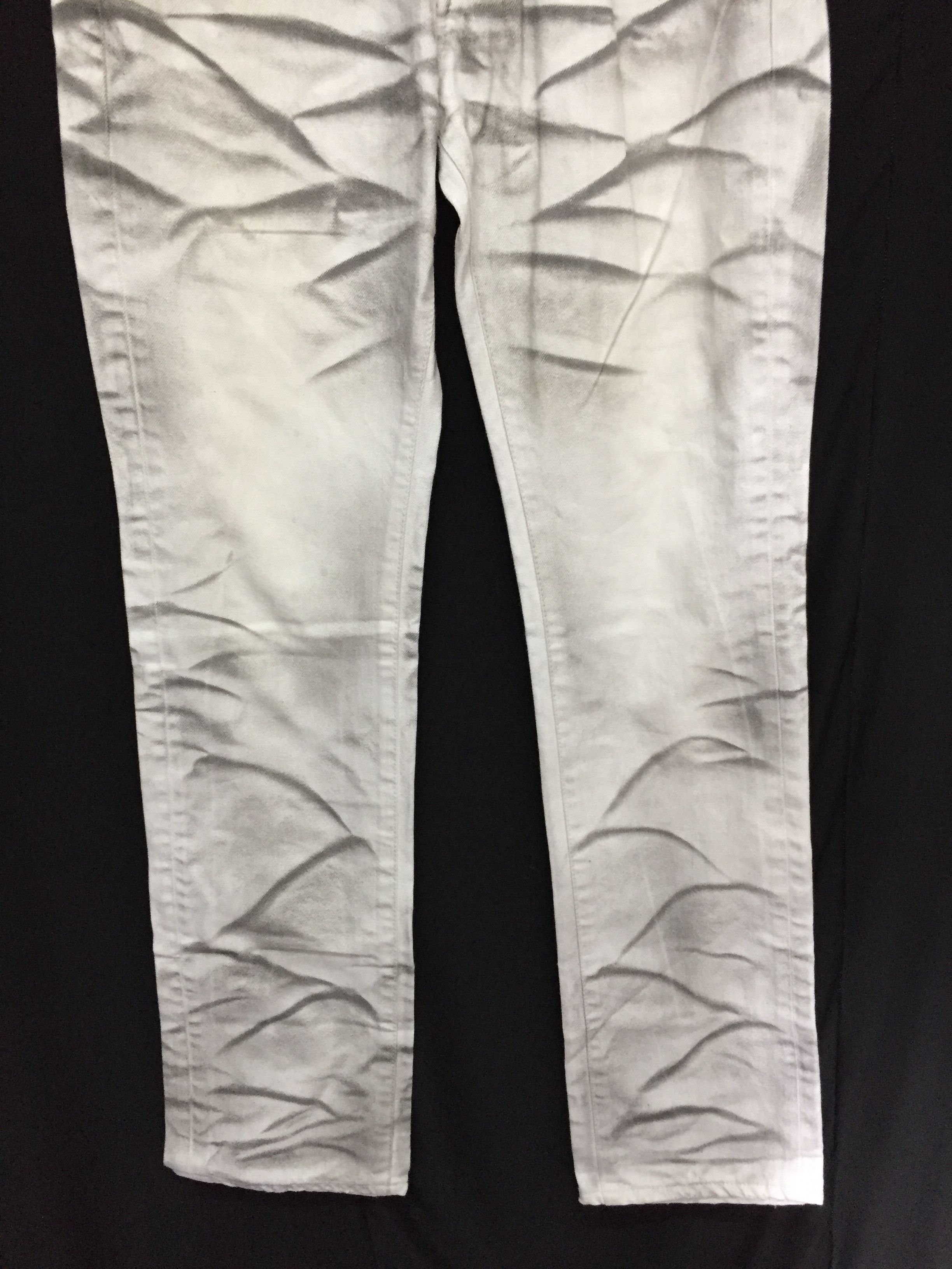 CIVARIZE 2013 Made in JAPAN CIVARIZE Dirty Whisker Zebra white denim Size US 32 / EU 48 - 6 Thumbnail