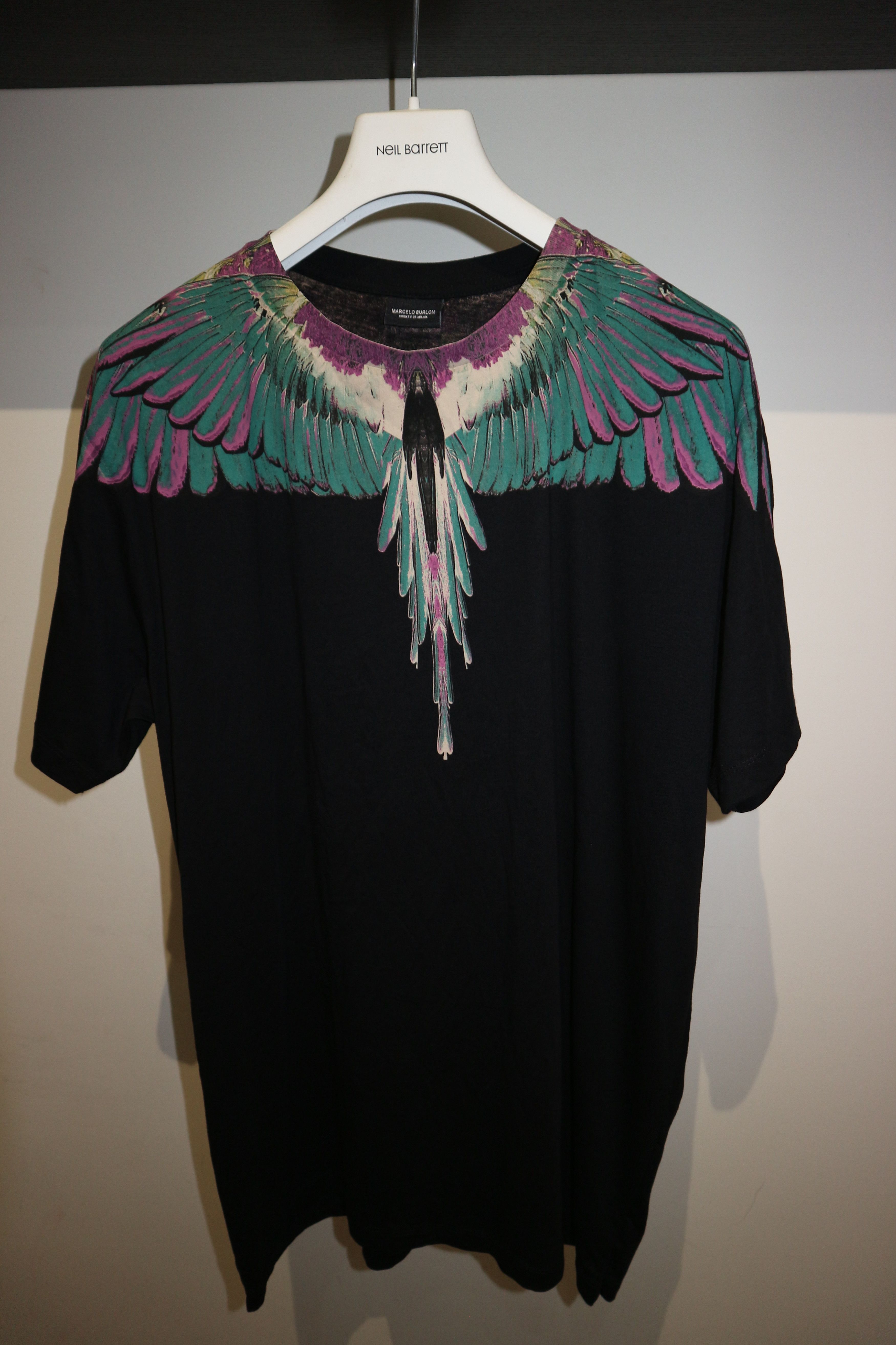 Marcelo Burlon Alas print t-shirt Size US M / EU 48-50 / 2 - 2 Thumbnail