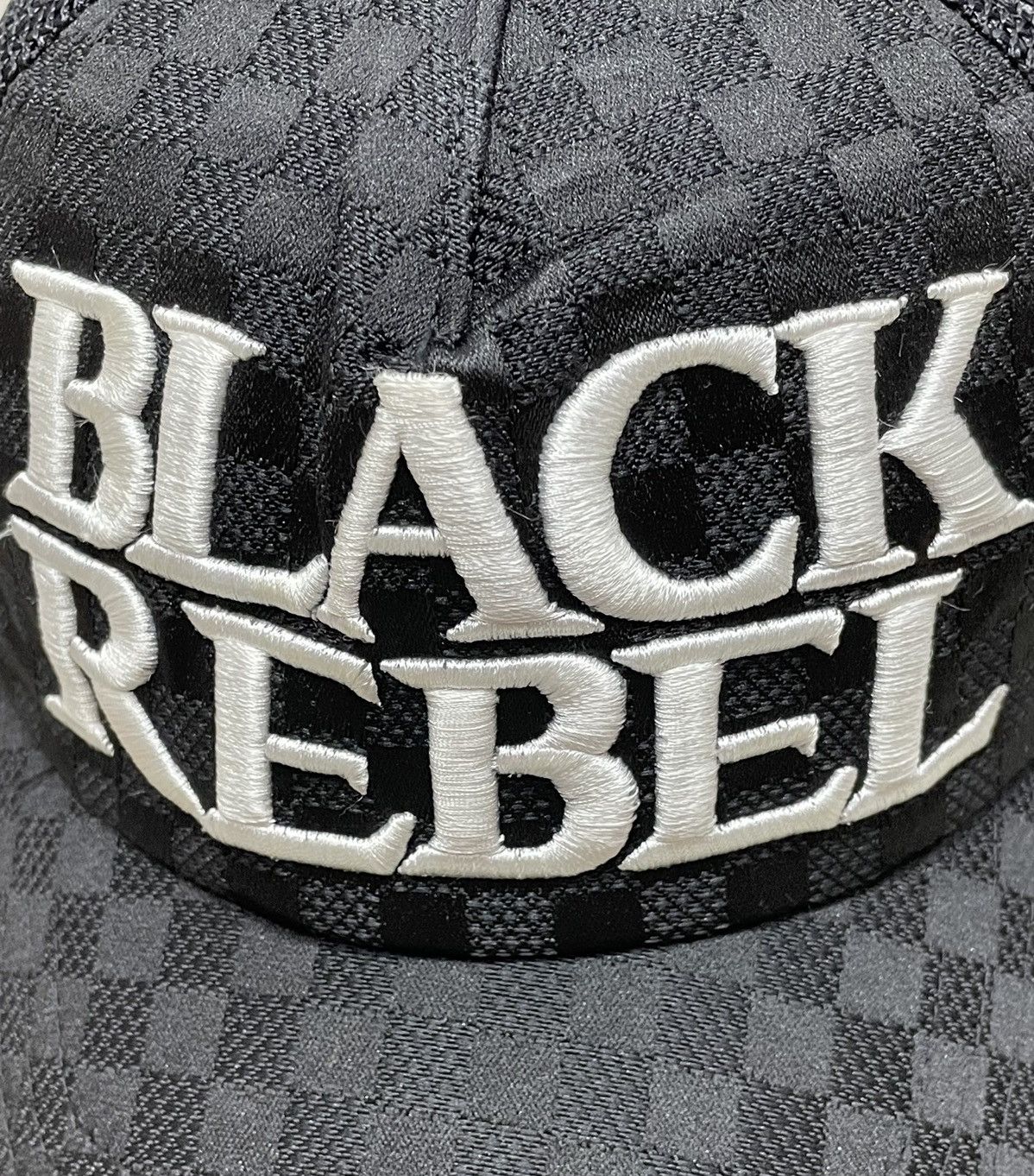 Other 🔥 FIRE! BLACK REBEL Bold Embroidery Trucker Hat Size ONE SIZE - 2 Thumbnail