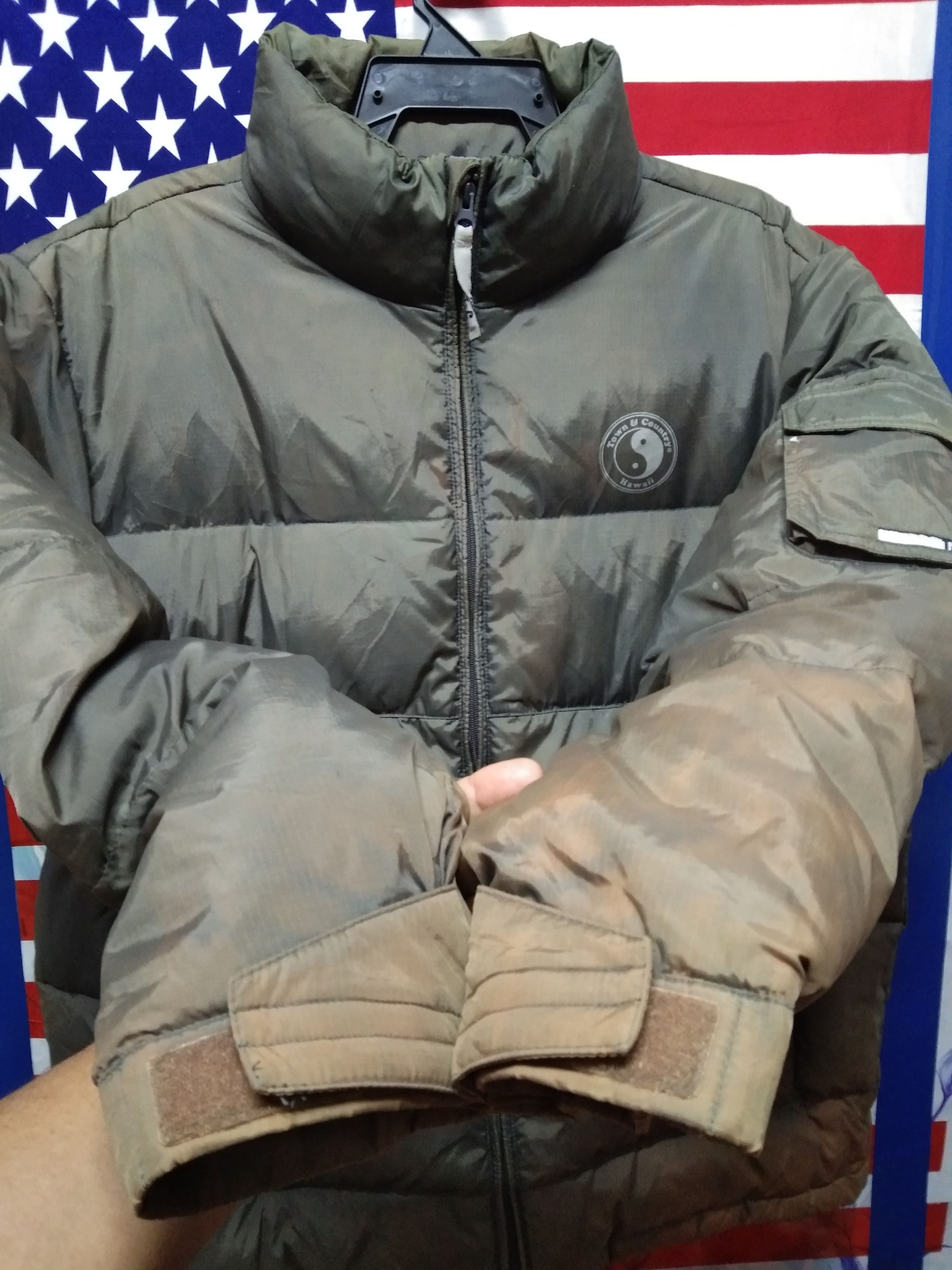 Vintage Vintage🔥🔥Sun Faded🔥🔥 T&C Hawaii Puffer Jacket Size US L / EU 52-54 / 3 - 16 Thumbnail