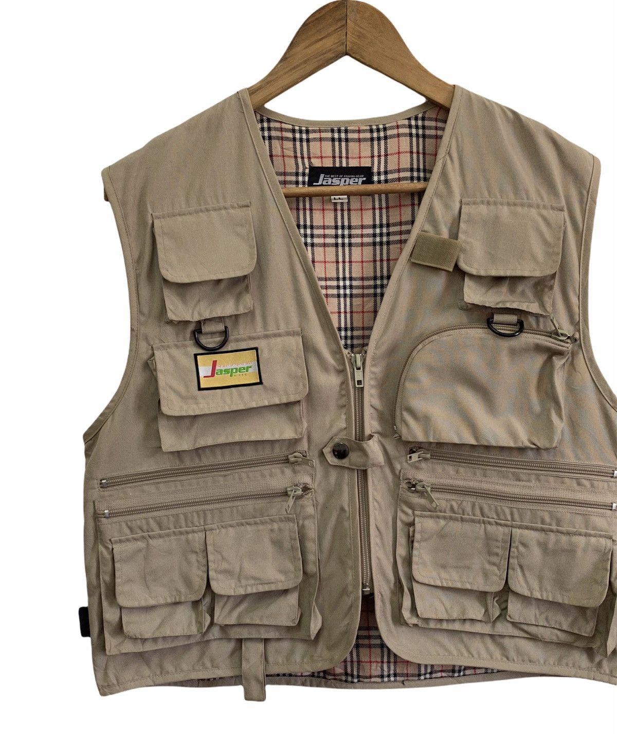 Japanese Brand VINTAGE JASPER TACTICAL Utility Multi Pocket Cargo Vest Size US S / EU 44-46 / 1 - 2 Thumbnail