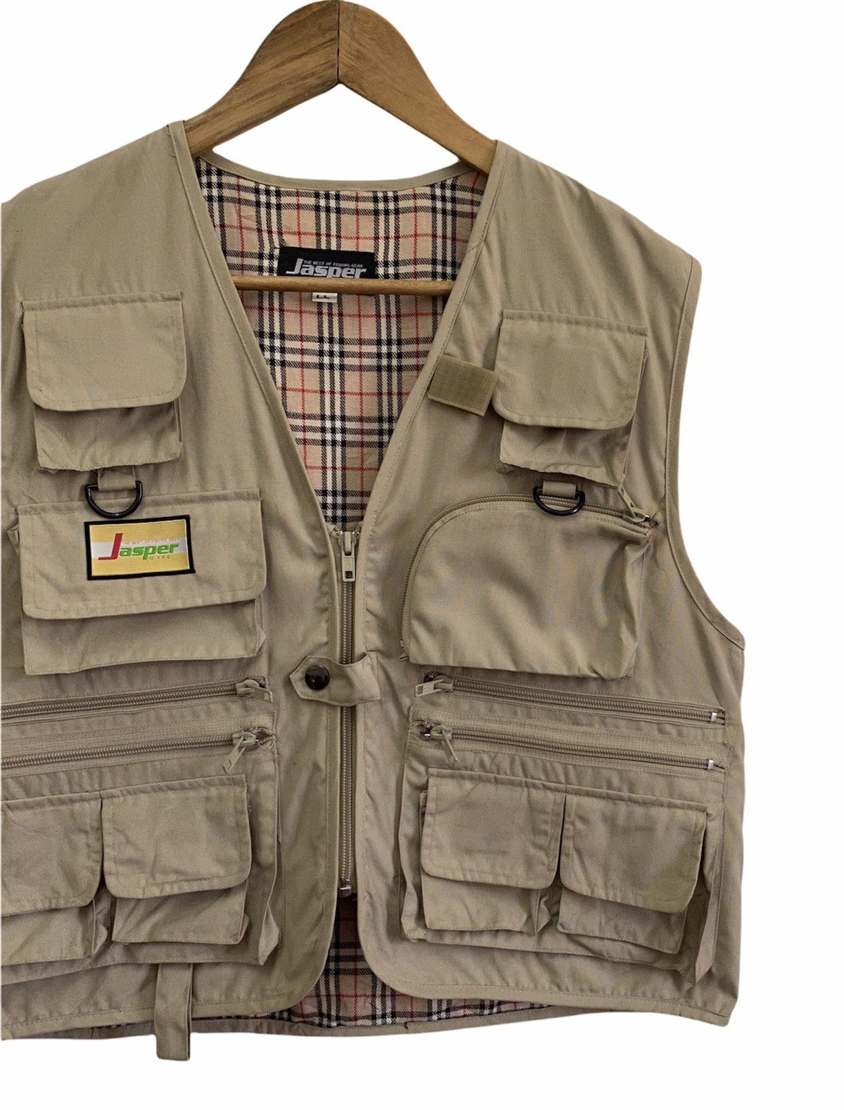 Japanese Brand VINTAGE JASPER TACTICAL Utility Multi Pocket Cargo Vest Size US S / EU 44-46 / 1 - 3 Thumbnail