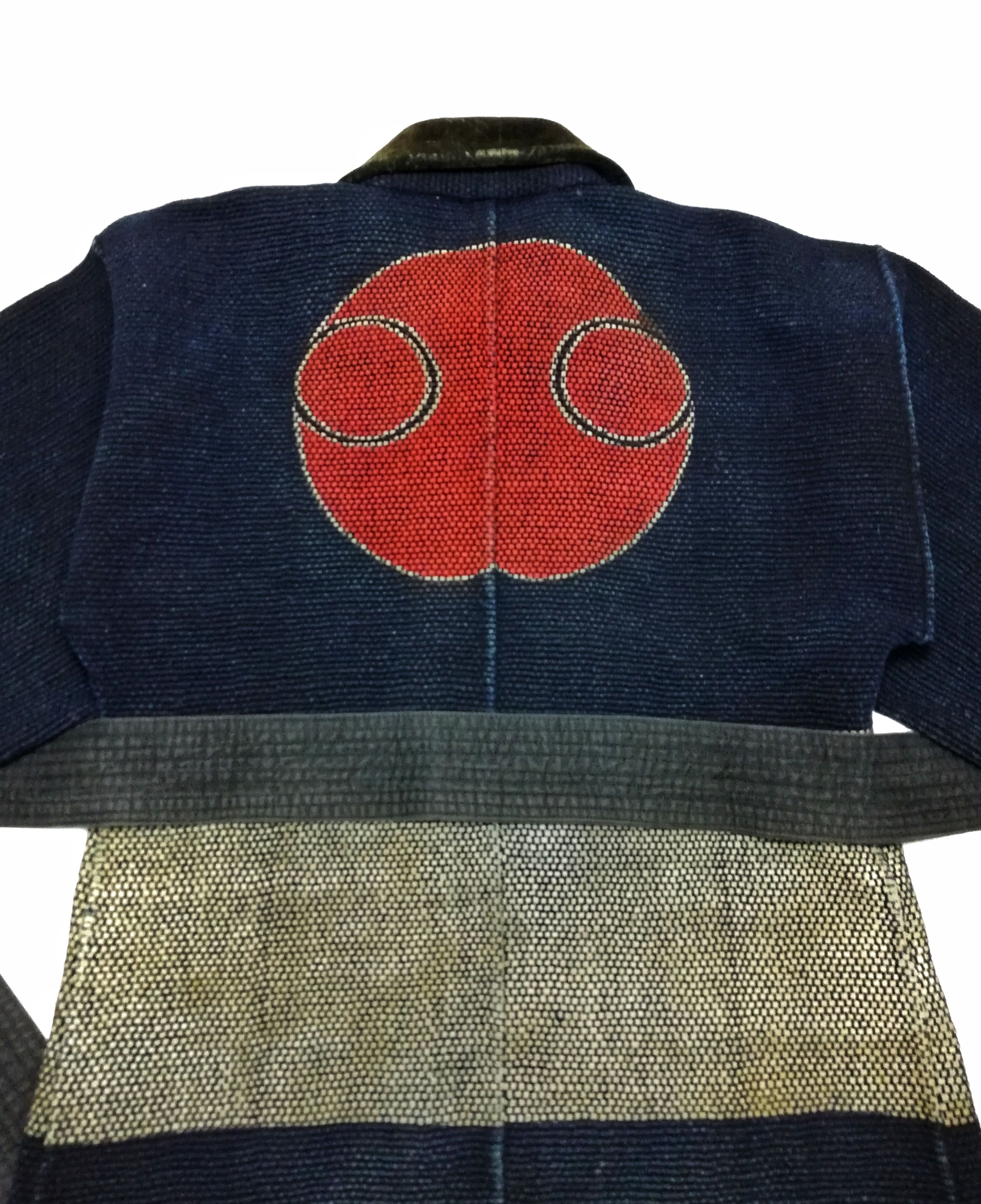 Art Comes First × Indigo × Japanese Brand 🔥FIREMAN HANTEN Hand SASHIKO Vintage Japanese Fireman Size US S / EU 44-46 / 1 - 2 Thumbnail