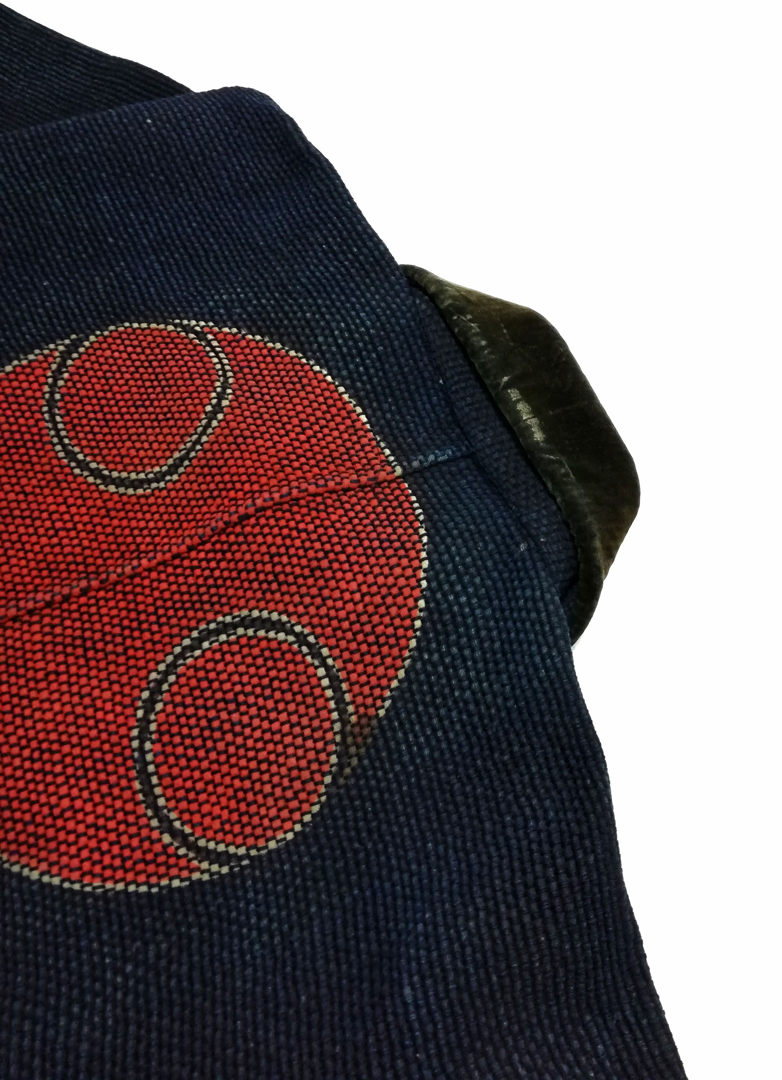 Art Comes First × Indigo × Japanese Brand 🔥FIREMAN HANTEN Hand SASHIKO Vintage Japanese Fireman Size US S / EU 44-46 / 1 - 5 Thumbnail