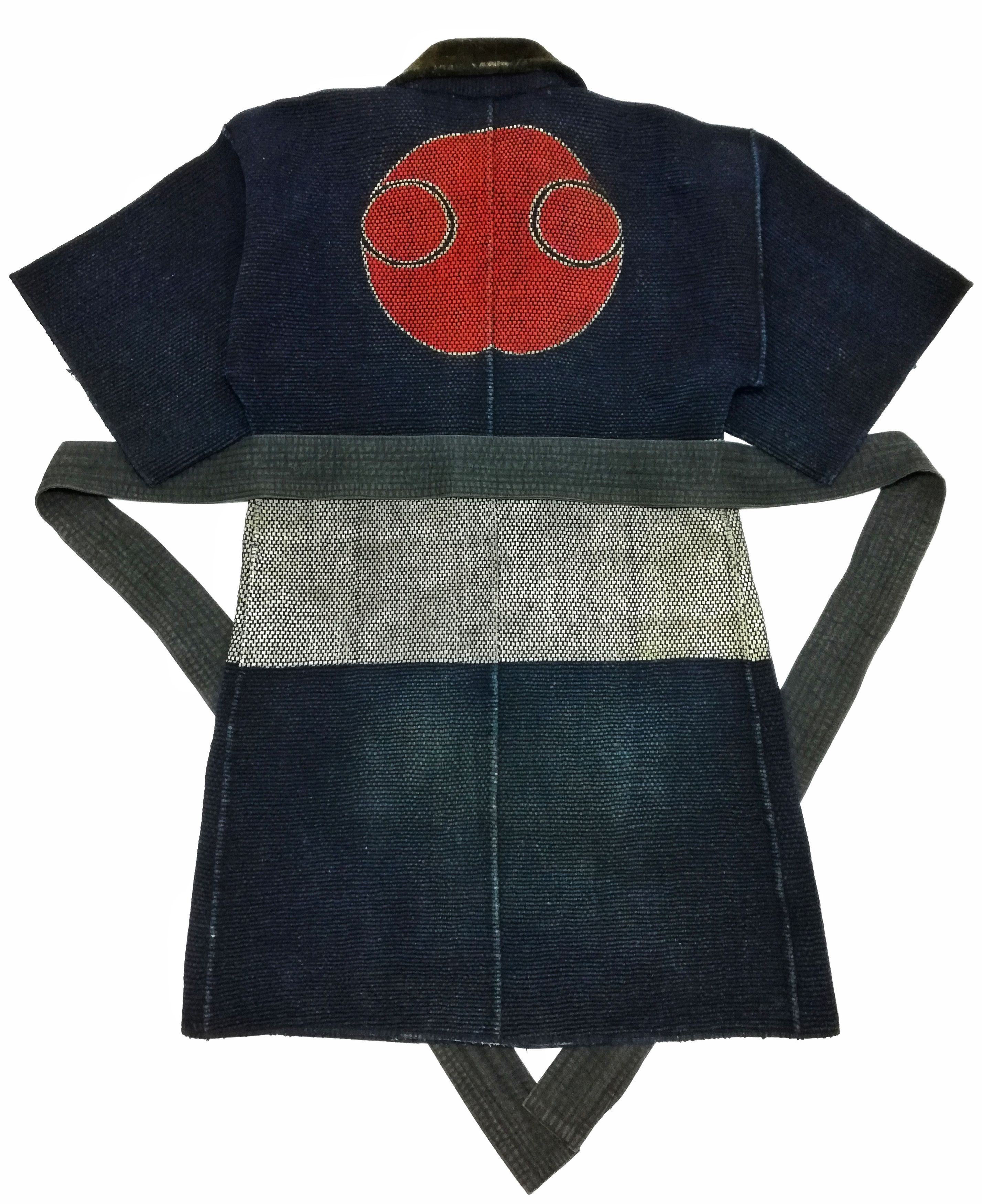 Art Comes First × Indigo × Japanese Brand 🔥FIREMAN HANTEN Hand SASHIKO Vintage Japanese Fireman Size US S / EU 44-46 / 1 - 1 Thumbnail