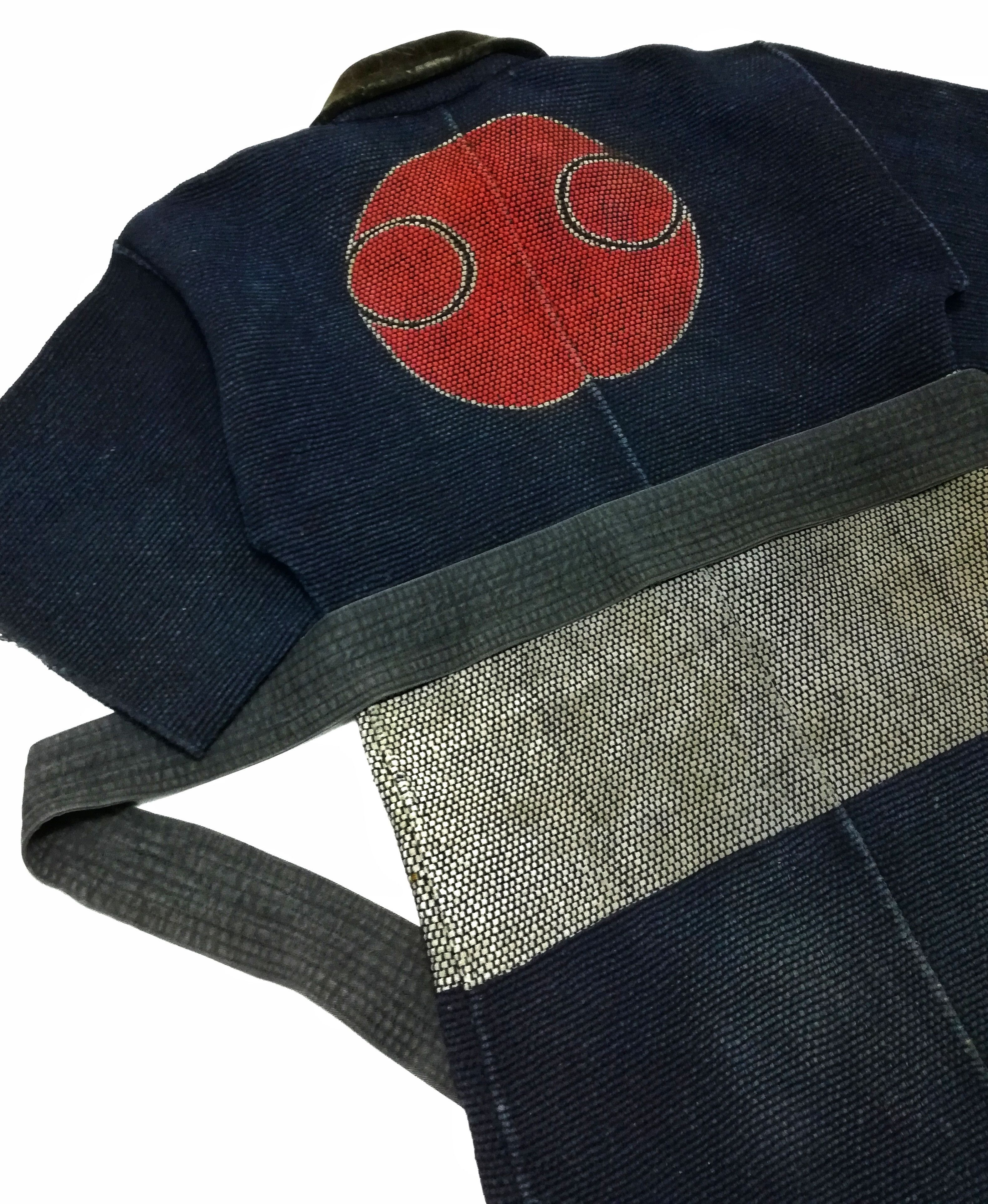 Art Comes First × Indigo × Japanese Brand 🔥FIREMAN HANTEN Hand SASHIKO Vintage Japanese Fireman Size US S / EU 44-46 / 1 - 3 Thumbnail