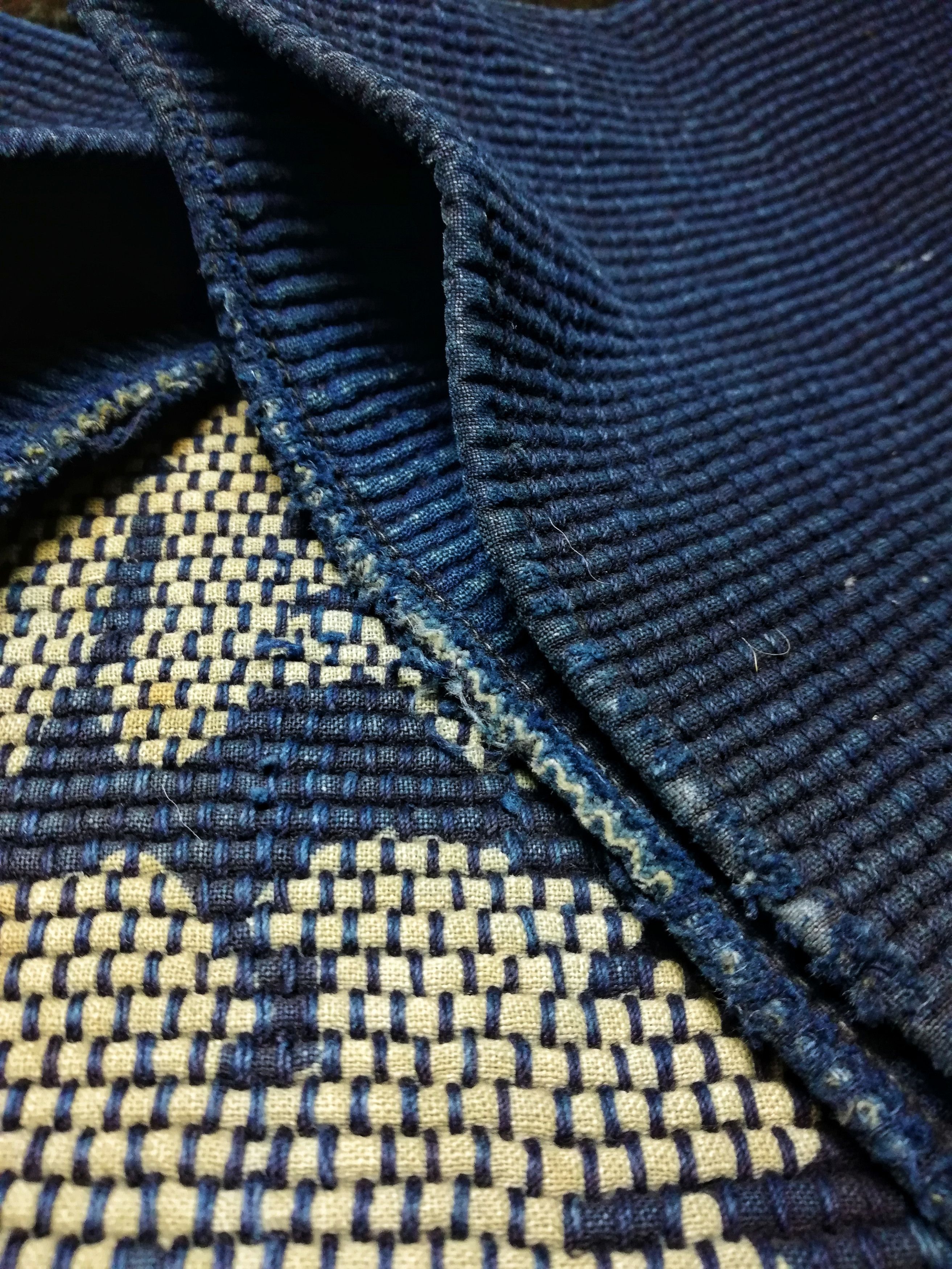 Art Comes First × Indigo × Japanese Brand 🔥FIREMAN HANTEN Hand SASHIKO Vintage Japanese Fireman Size US S / EU 44-46 / 1 - 21 Thumbnail