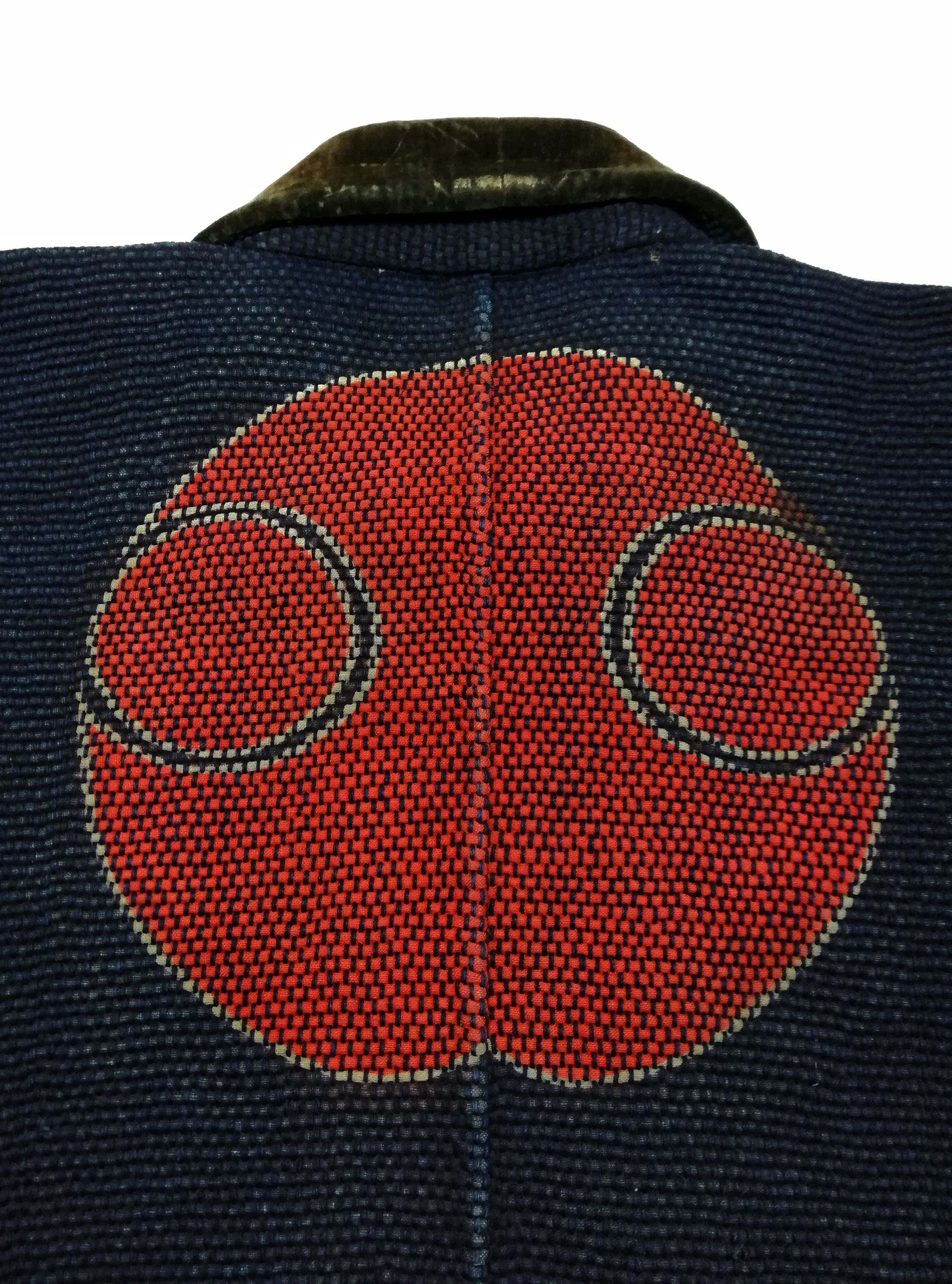 Art Comes First × Indigo × Japanese Brand 🔥FIREMAN HANTEN Hand SASHIKO Vintage Japanese Fireman Size US S / EU 44-46 / 1 - 6 Thumbnail