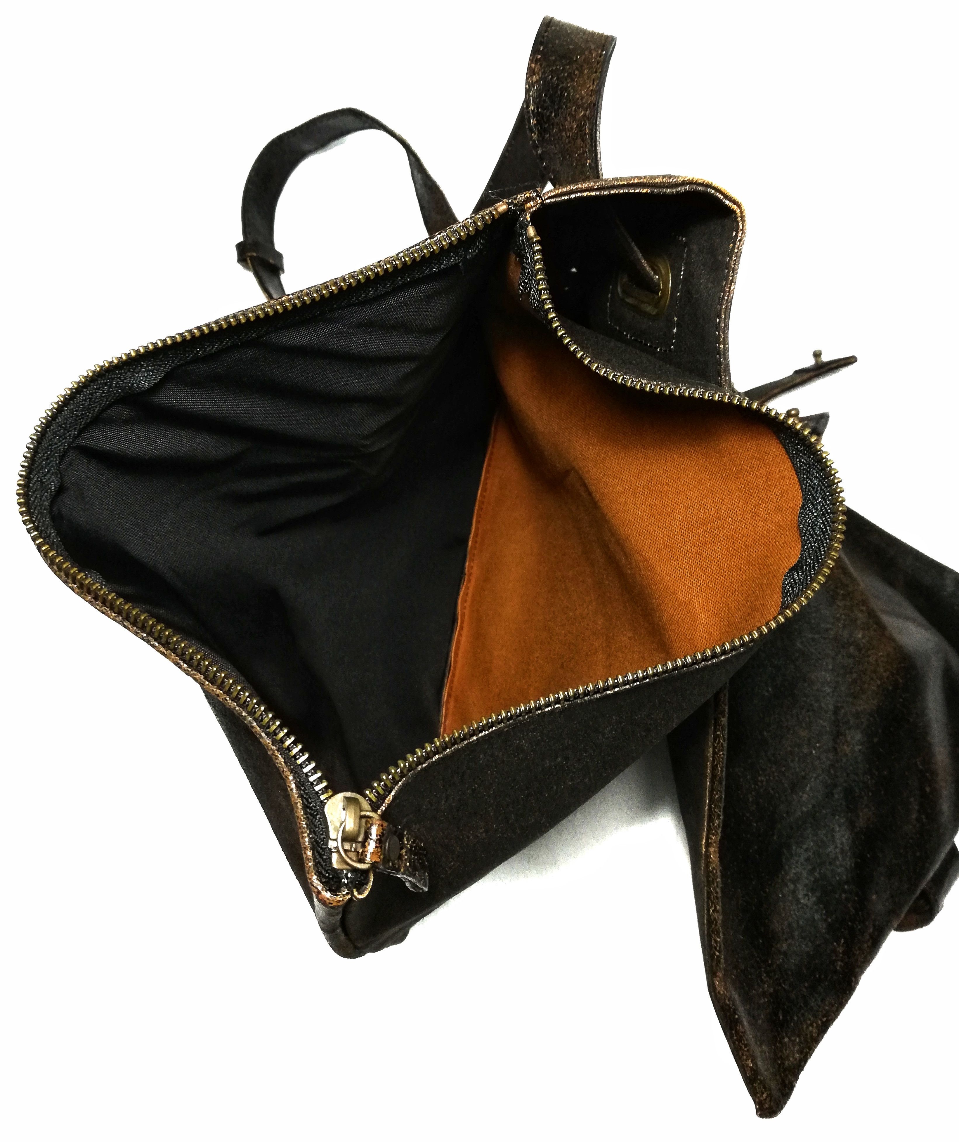 Japanese Brand 🔥Comme Ca Collection 2in1 Tote Sling Bag Leather / Cotton Size ONE SIZE - 12 Thumbnail