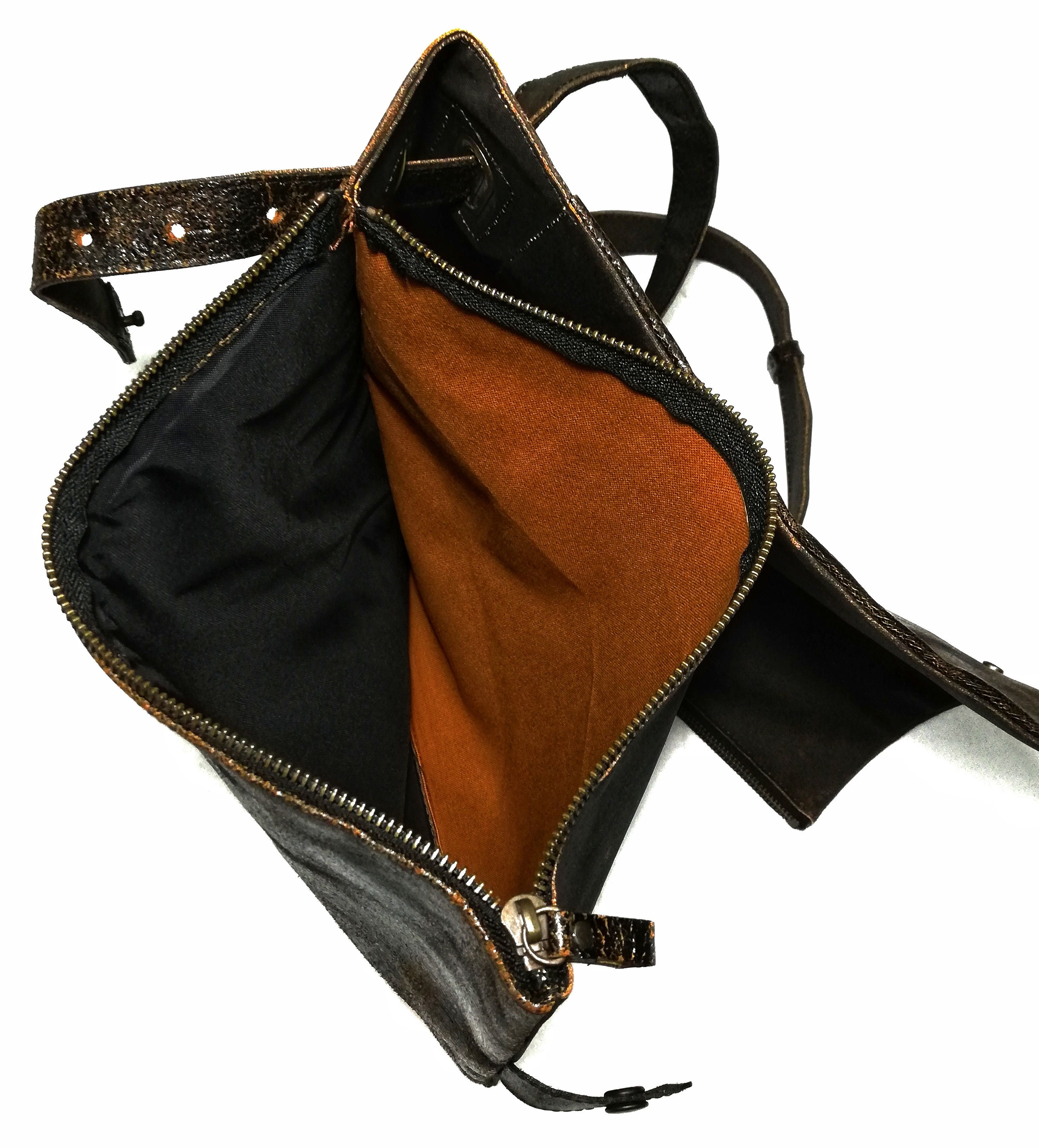 Japanese Brand 🔥Comme Ca Collection 2in1 Tote Sling Bag Leather / Cotton Size ONE SIZE - 14 Thumbnail