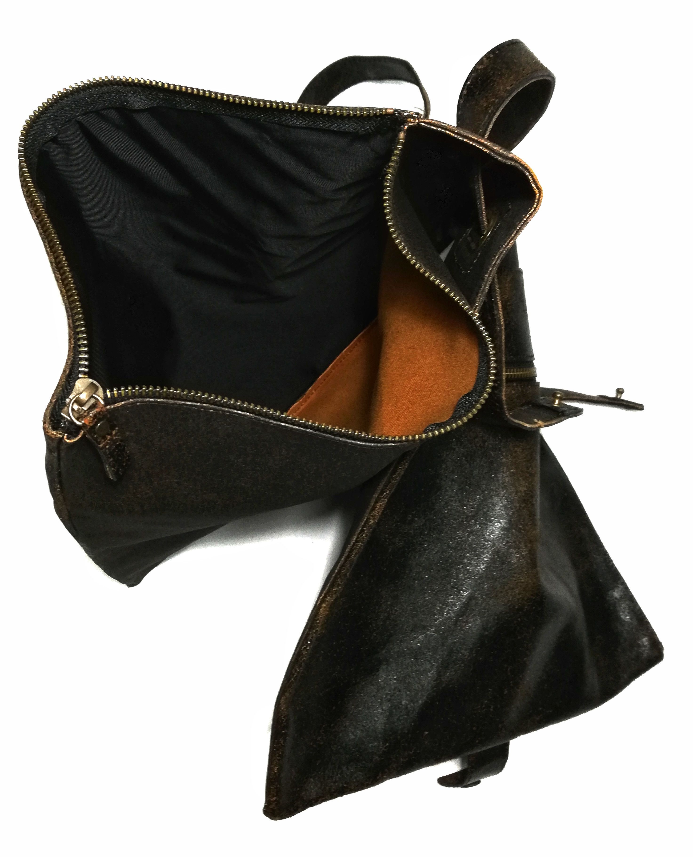 Japanese Brand 🔥Comme Ca Collection 2in1 Tote Sling Bag Leather / Cotton Size ONE SIZE - 11 Thumbnail