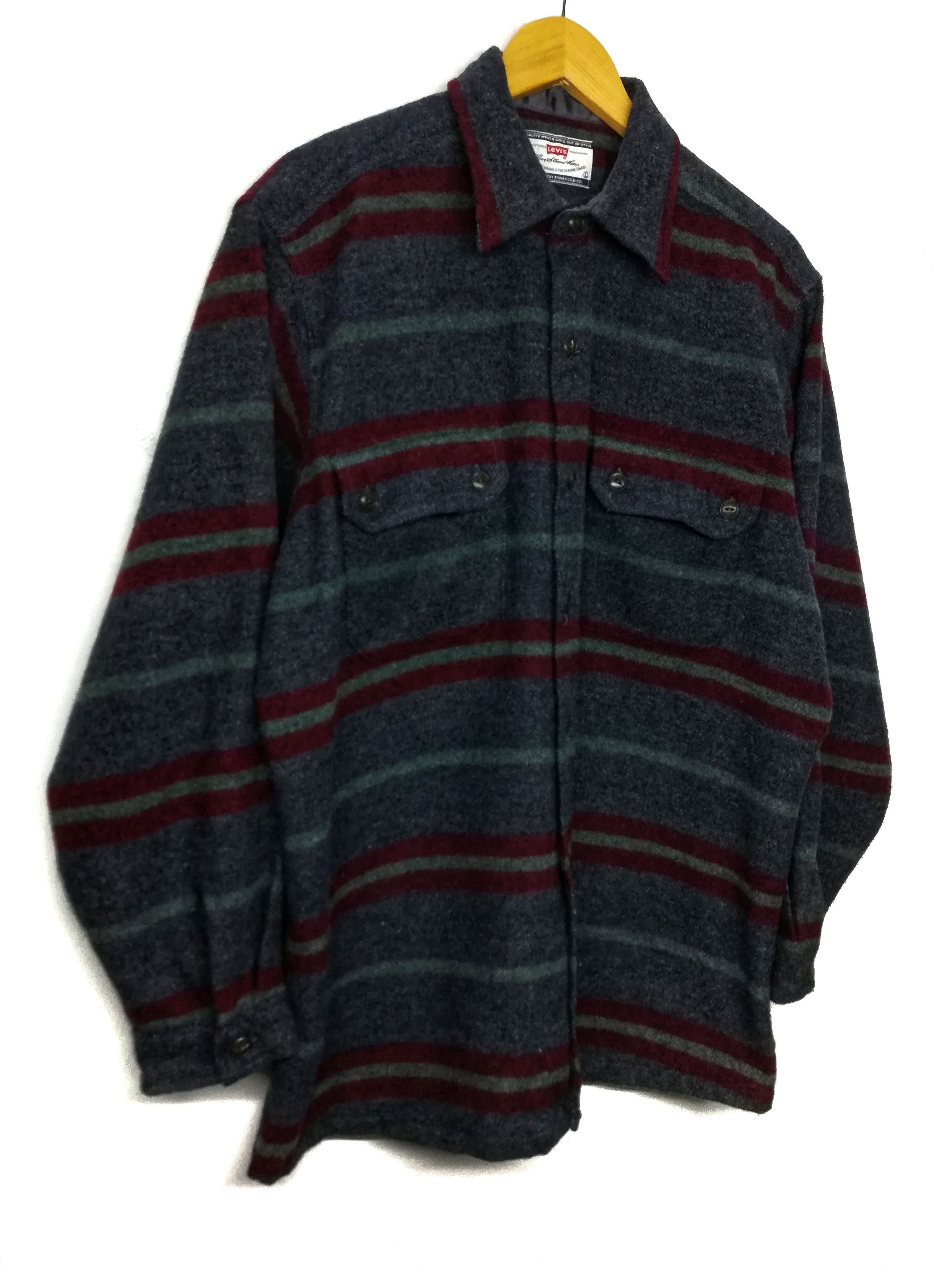 Levi's × Levi's Vintage Clothing 🔥Design Vintage Levi's Wool Down Button Up Jacket Workers Size US L / EU 52-54 / 3 - 1 Thumbnail