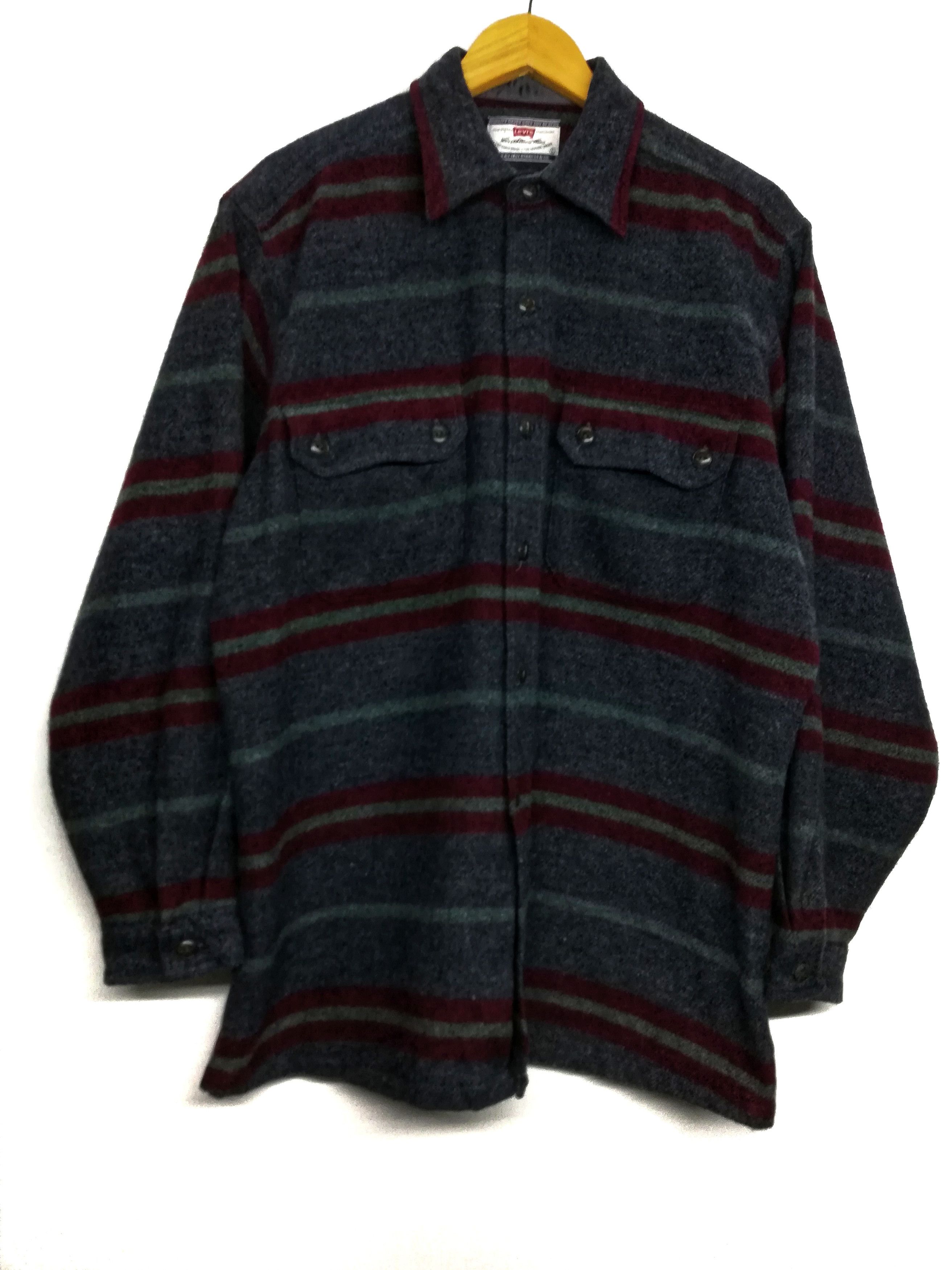 Levi's × Levi's Vintage Clothing 🔥Design Vintage Levi's Wool Down Button Up Jacket Workers Size US L / EU 52-54 / 3 - 2 Thumbnail