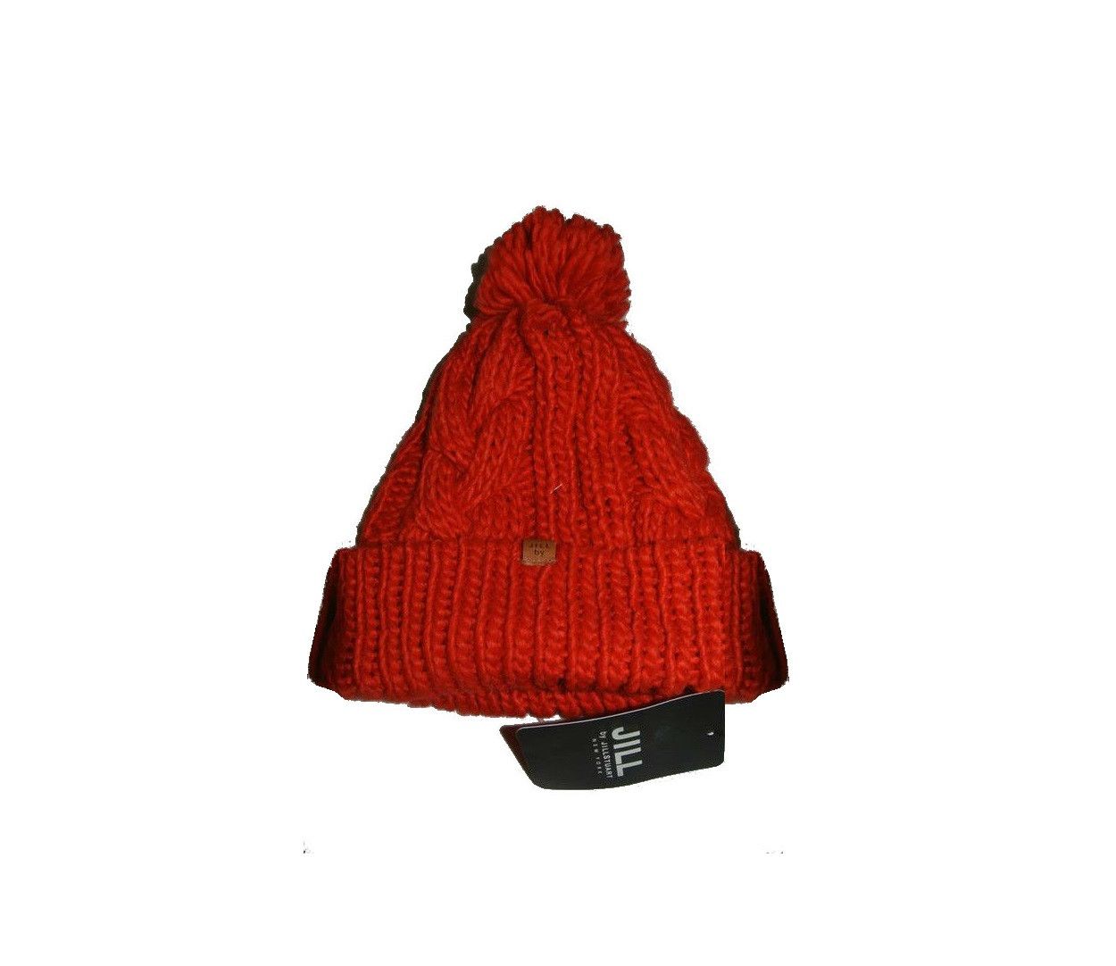 Jil Stuart H47 Jil Stuart Red Beanie double lined wool duvet NEW Size ONE SIZE - 1 Thumbnail