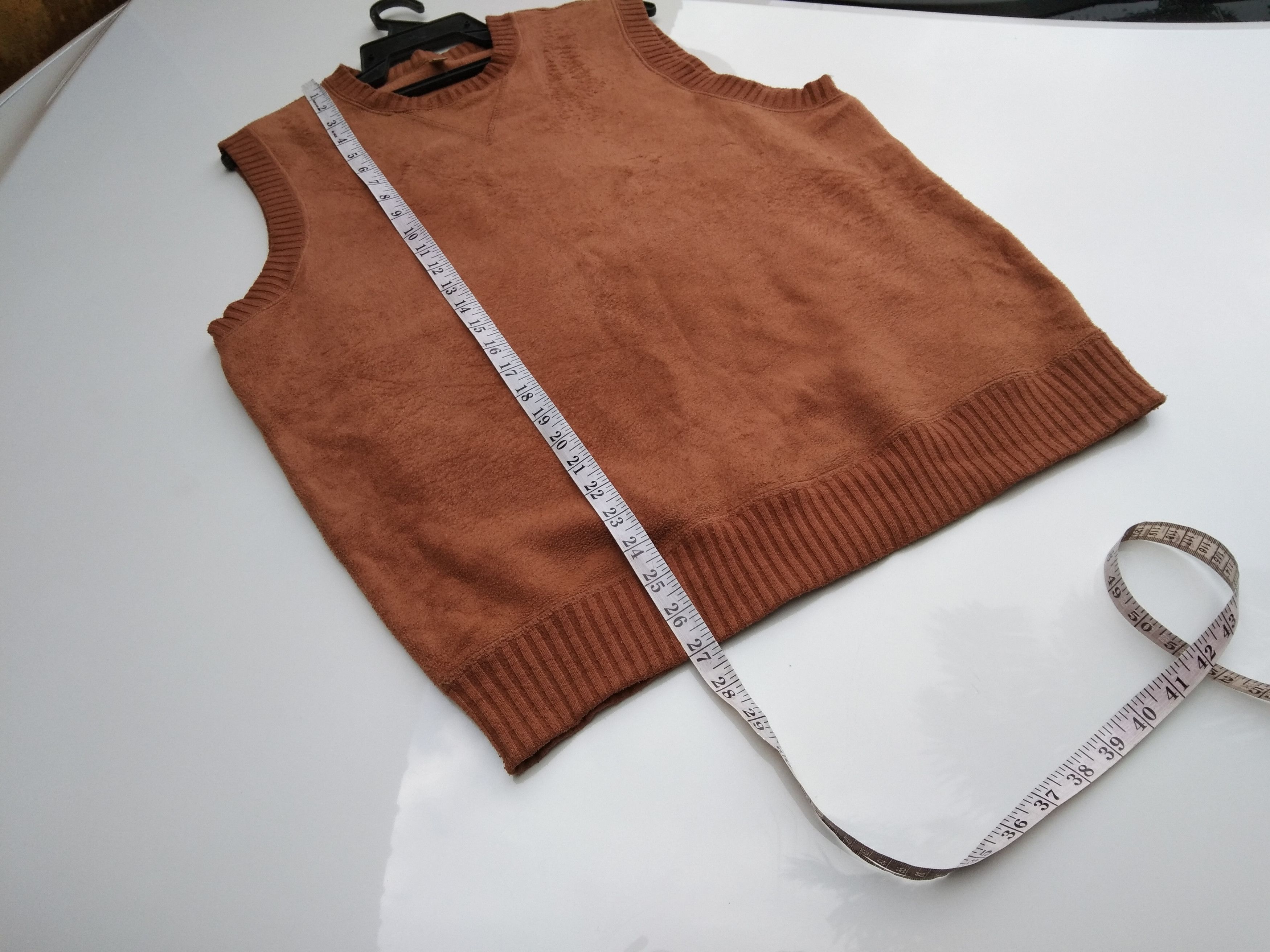 Japanese Brand × Uniqlo UNIQLO MEN'S FLEECE SLEEVELESS SHIRT Size US XL / EU 56 / 4 - 11 Thumbnail