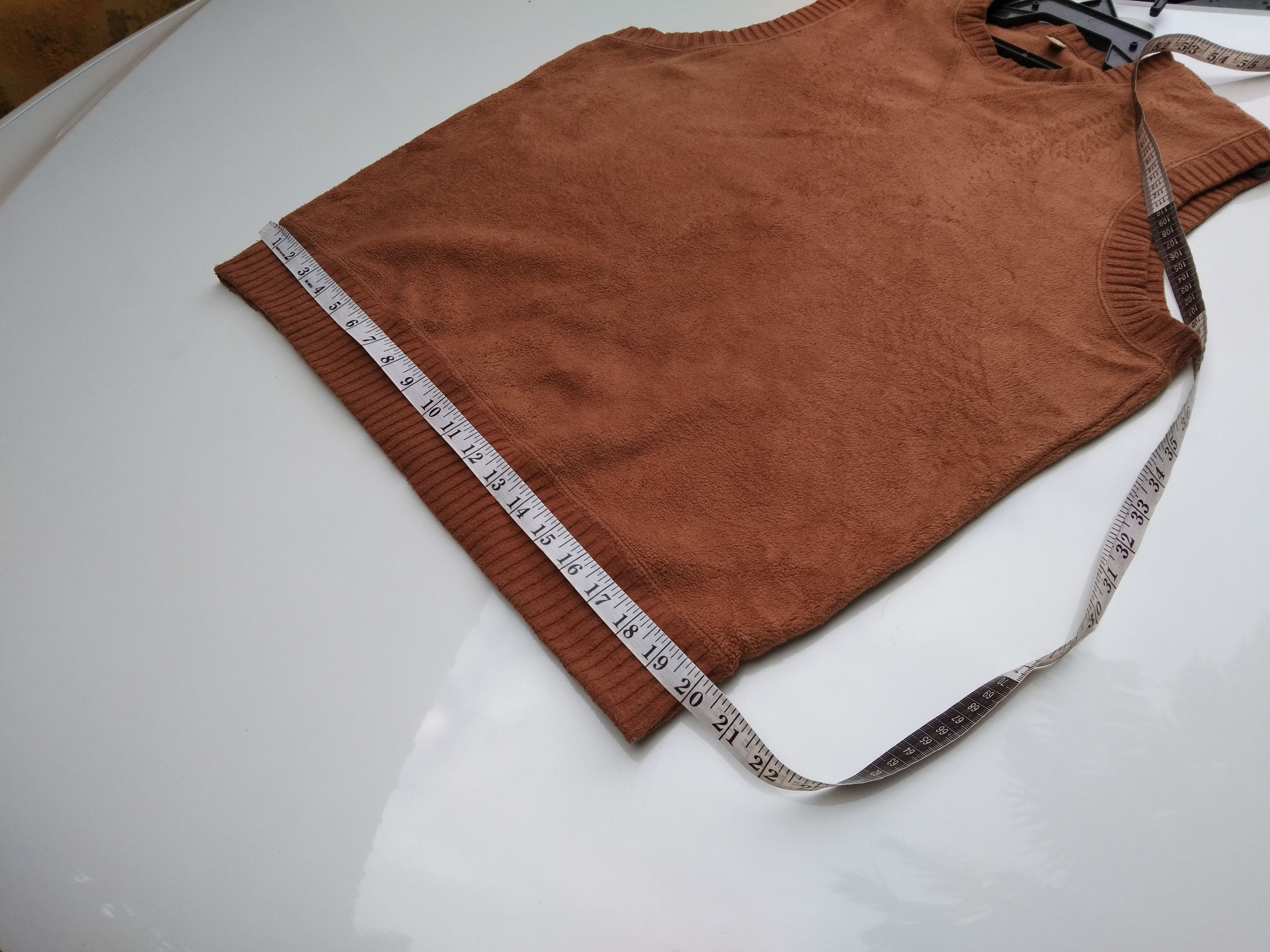 Japanese Brand × Uniqlo UNIQLO MEN'S FLEECE SLEEVELESS SHIRT Size US XL / EU 56 / 4 - 9 Thumbnail