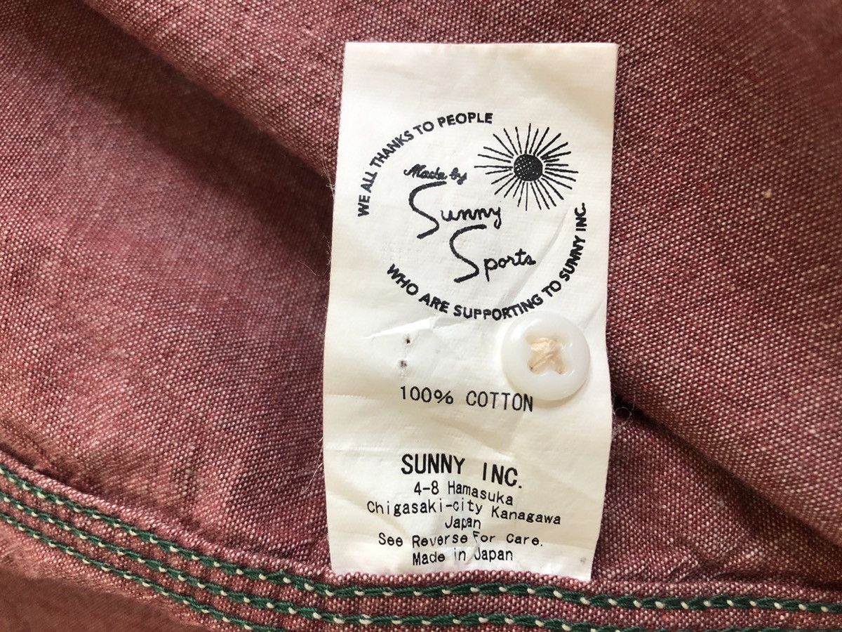 Sunny Sports Sunny Sports Japan Red Chambray Work Shirt Size US M / EU 48-50 / 2 - 13 Thumbnail
