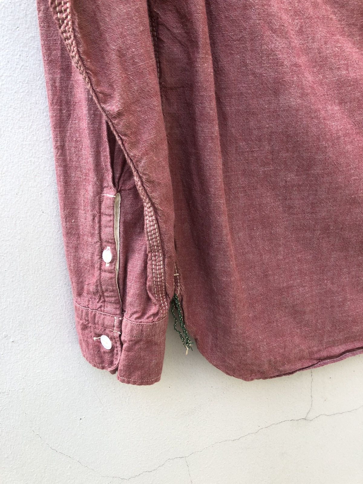 Sunny Sports Sunny Sports Japan Red Chambray Work Shirt Size US M / EU 48-50 / 2 - 12 Thumbnail