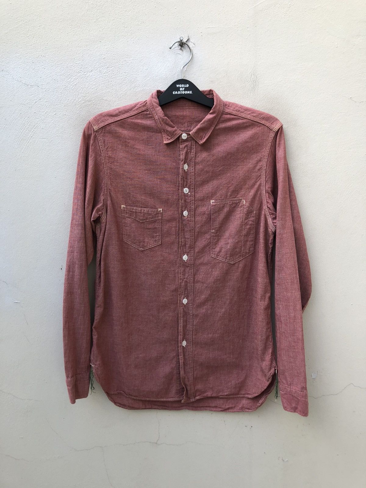 Sunny Sports Sunny Sports Japan Red Chambray Work Shirt Size US M / EU 48-50 / 2 - 6 Thumbnail