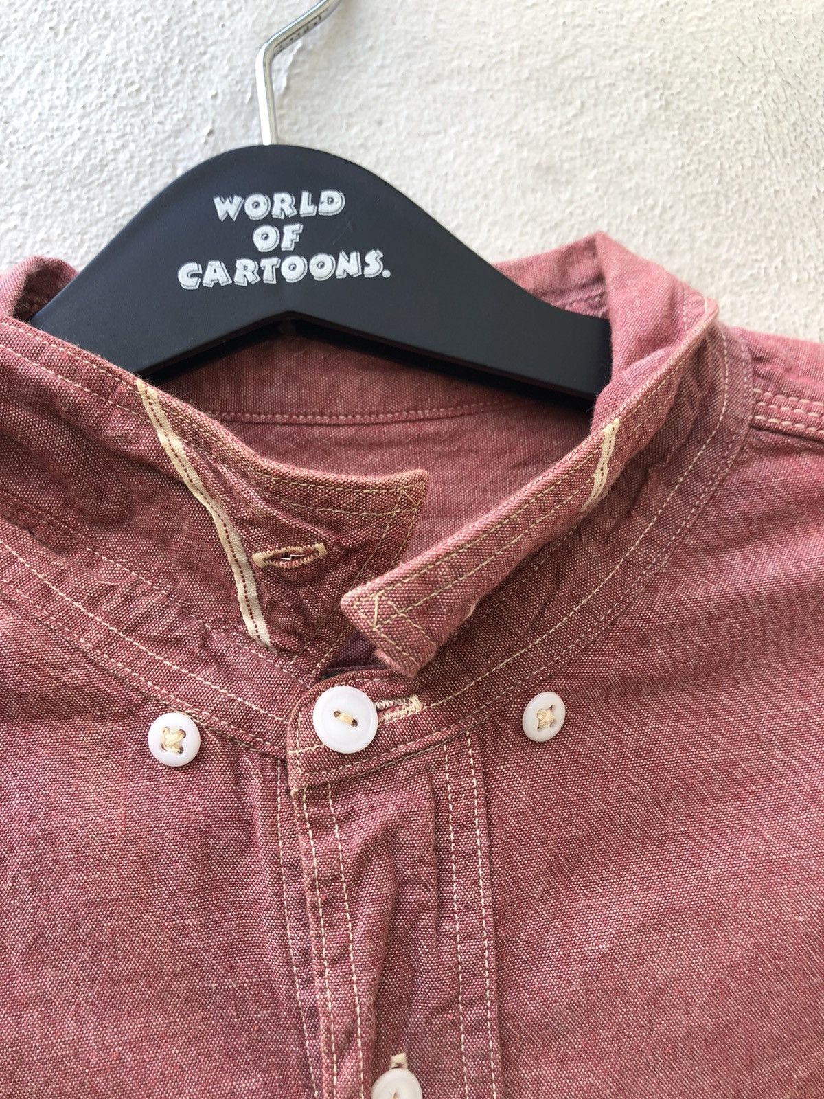 Sunny Sports Sunny Sports Japan Red Chambray Work Shirt Size US M / EU 48-50 / 2 - 9 Thumbnail