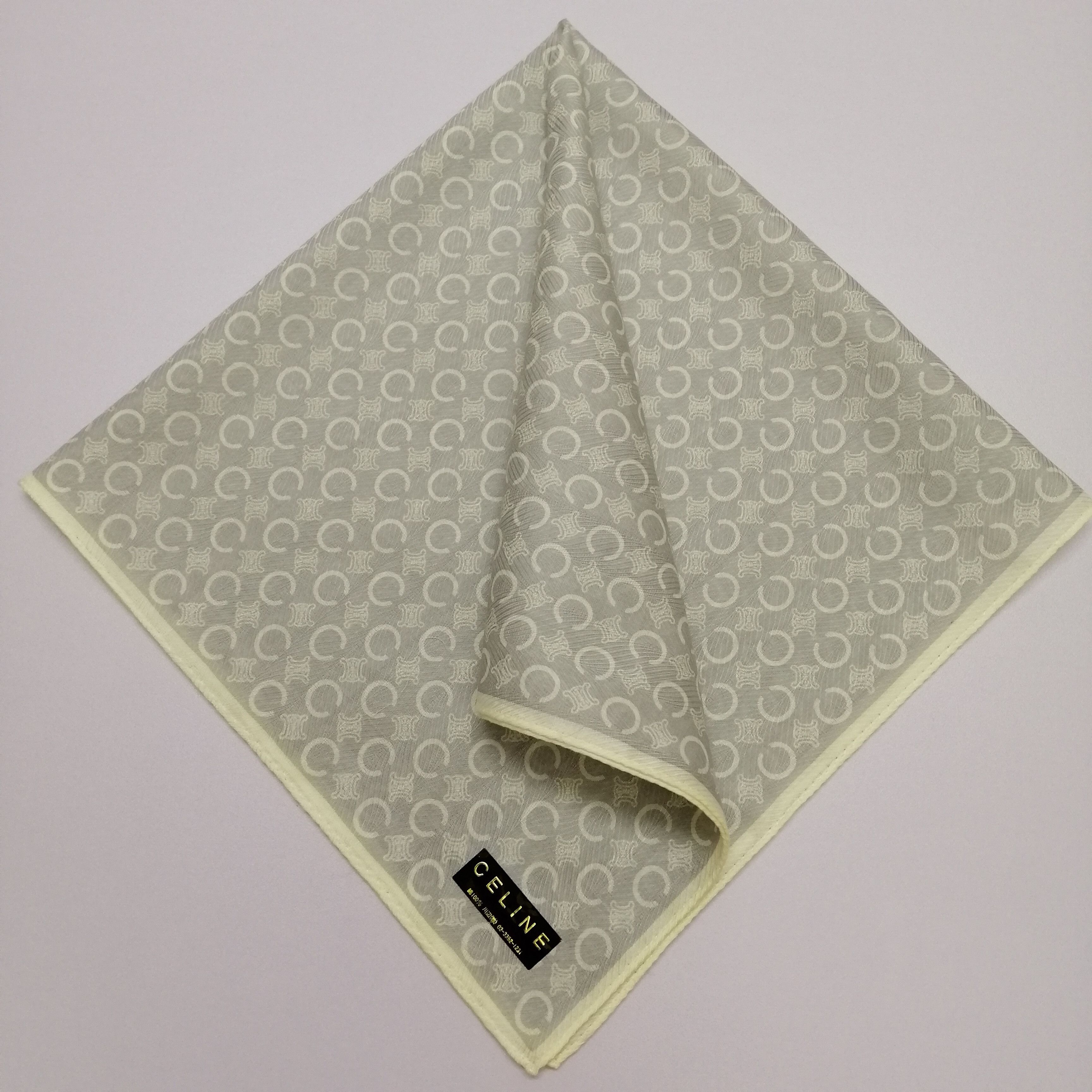 Celine × Vintage Celine Handkerchief/Neckerchief/Bandana-KD2132 Size ONE SIZE - 1 Thumbnail
