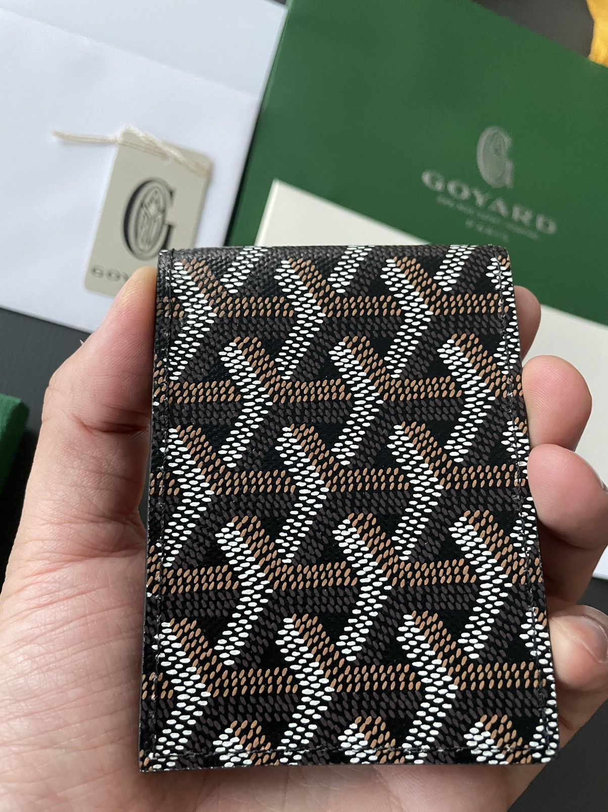 Goyard Rare Limited Edition Brand New Iconic Goyard Logo Wallet Size ONE SIZE - 4 Thumbnail