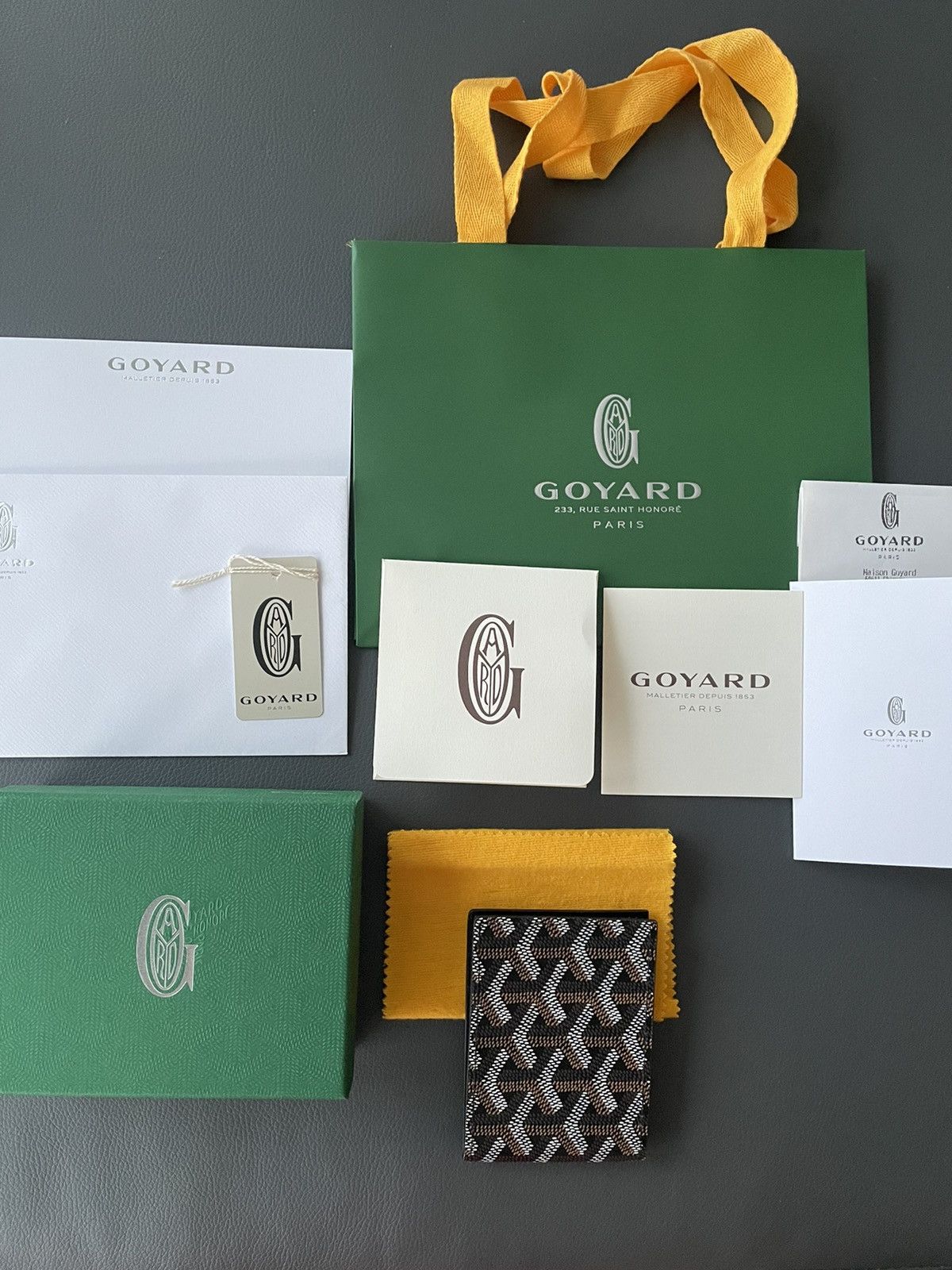 Goyard Rare Limited Edition Brand New Iconic Goyard Logo Wallet Size ONE SIZE - 17 Thumbnail