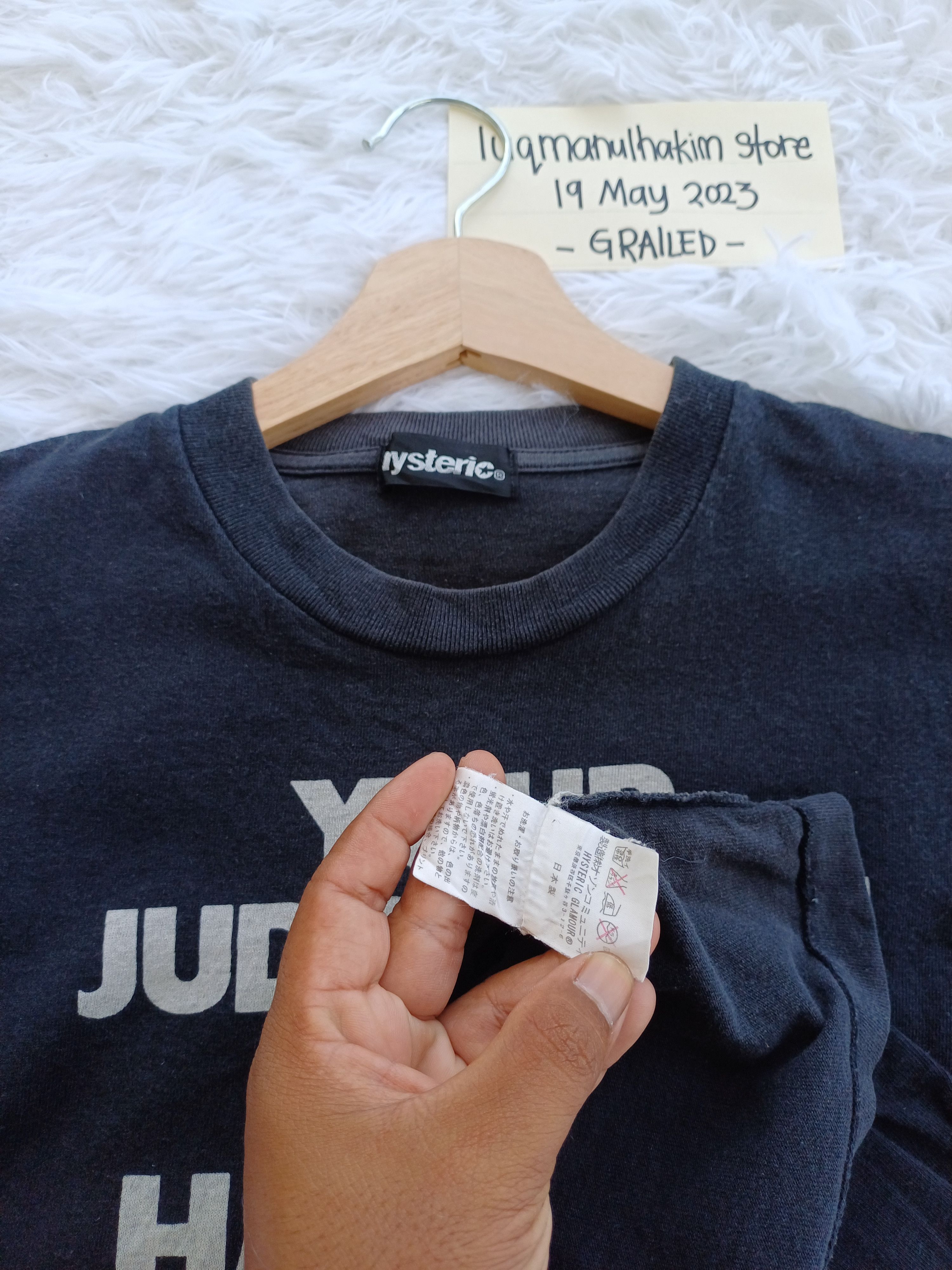Hysteric Glamour Rare Vintage Hysteric Glamour The Judge Tshirt Size US XS / EU 42 / 0 - 9 Thumbnail