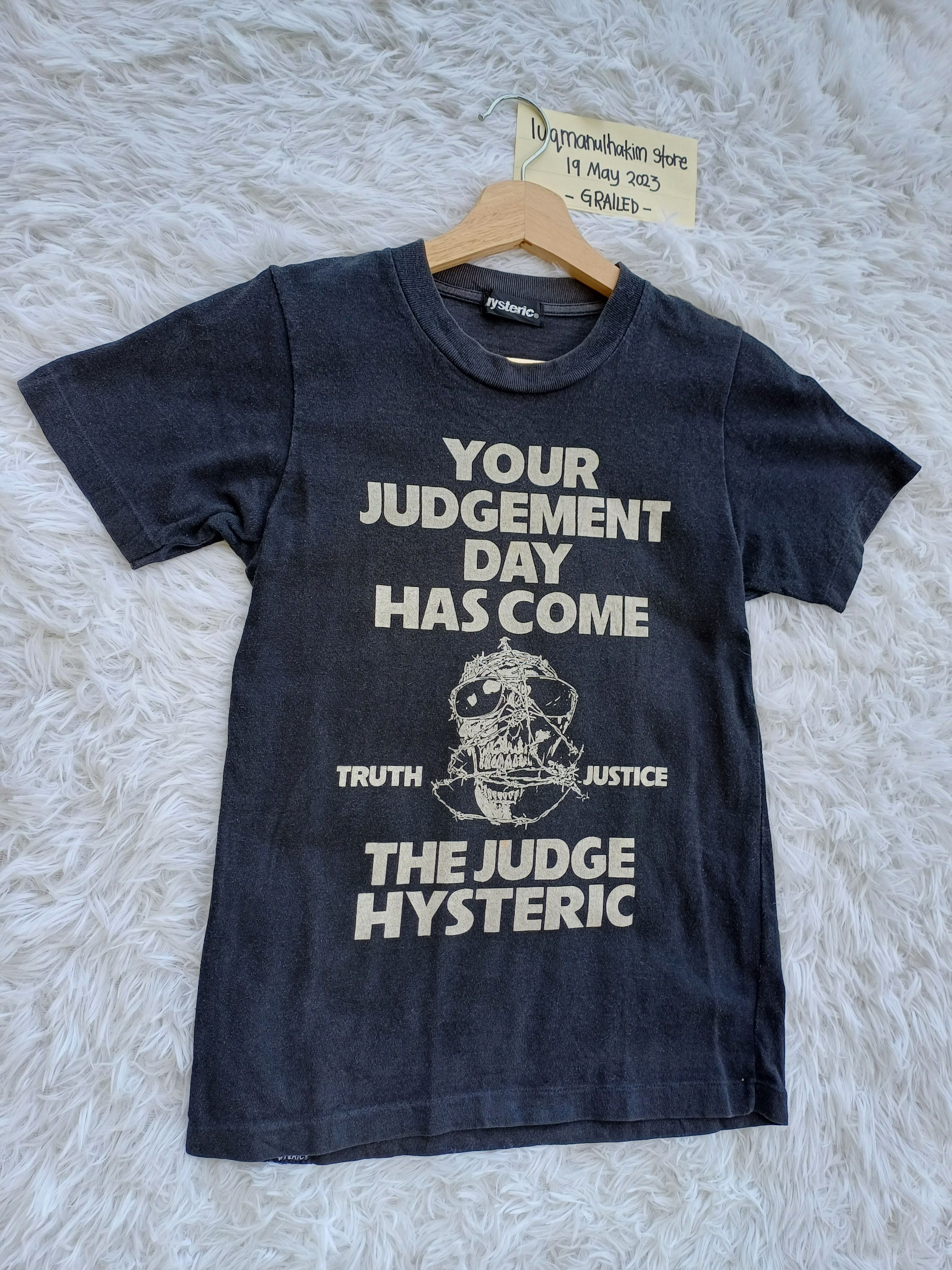 Hysteric Glamour Rare Vintage Hysteric Glamour The Judge Tshirt Size US XS / EU 42 / 0 - 4 Thumbnail