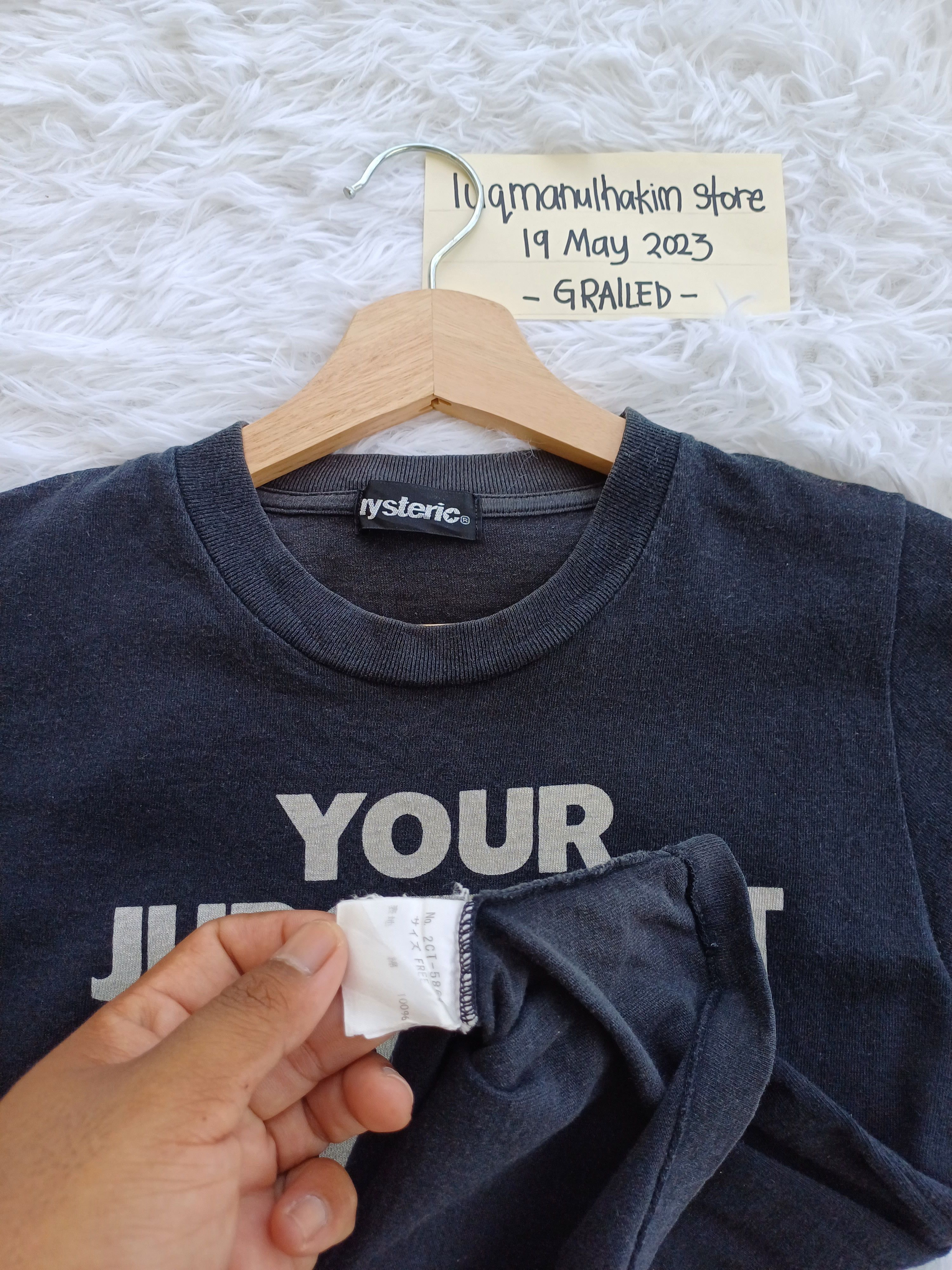 Hysteric Glamour Rare Vintage Hysteric Glamour The Judge Tshirt Size US XS / EU 42 / 0 - 10 Thumbnail