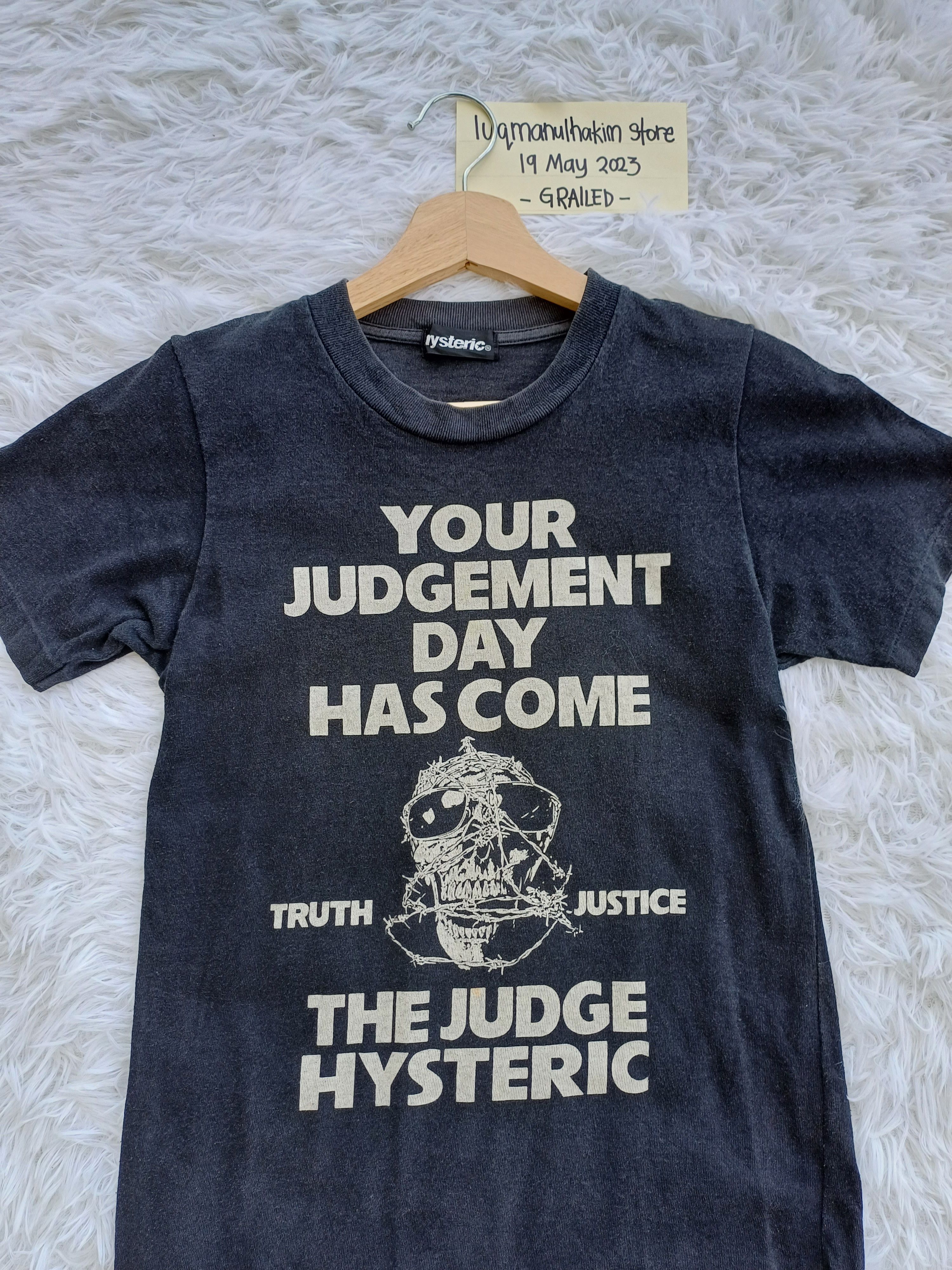 Hysteric Glamour Rare Vintage Hysteric Glamour The Judge Tshirt Size US XS / EU 42 / 0 - 2 Thumbnail