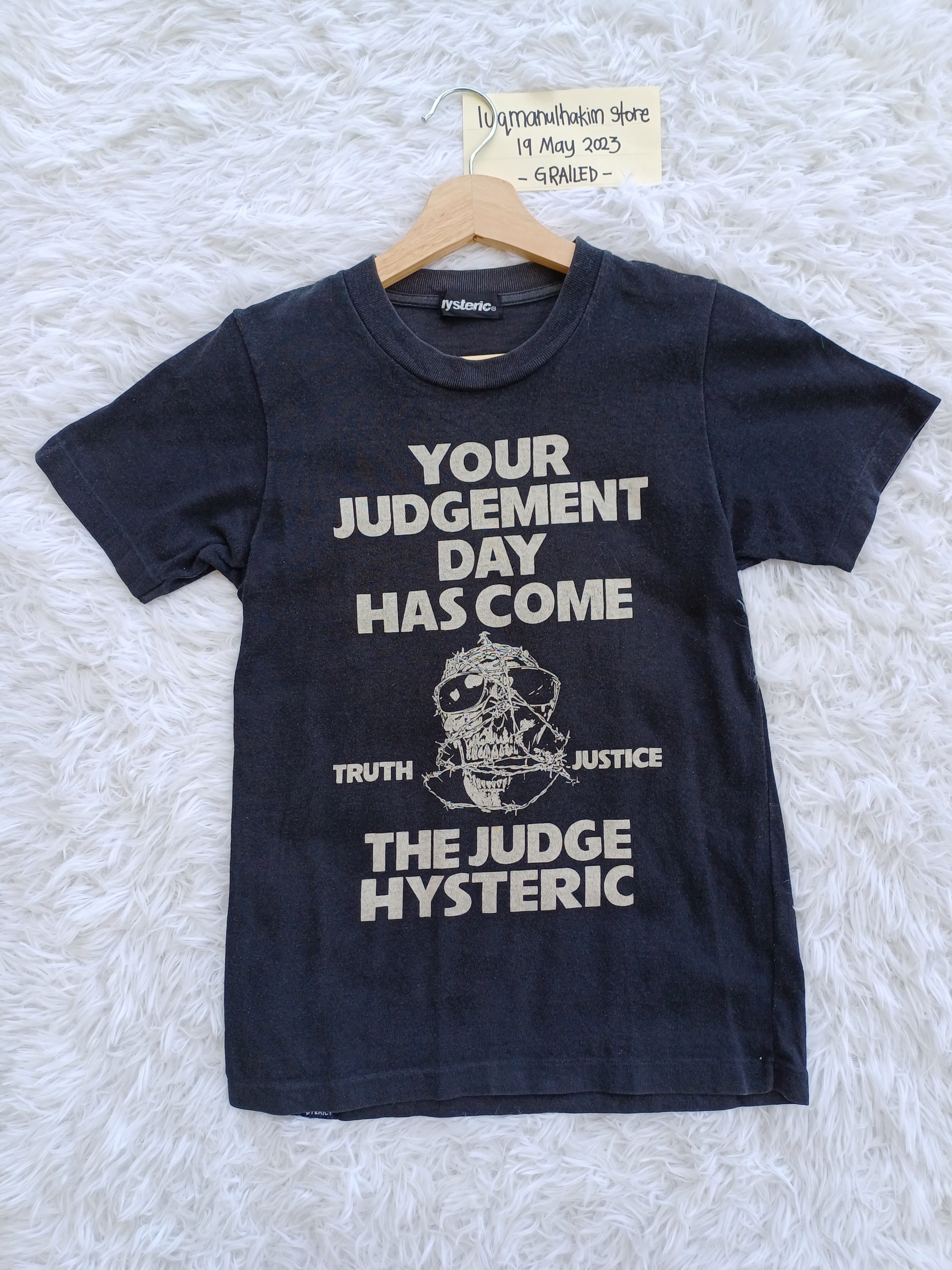 Hysteric Glamour Rare Vintage Hysteric Glamour The Judge Tshirt Size US XS / EU 42 / 0 - 1 Thumbnail