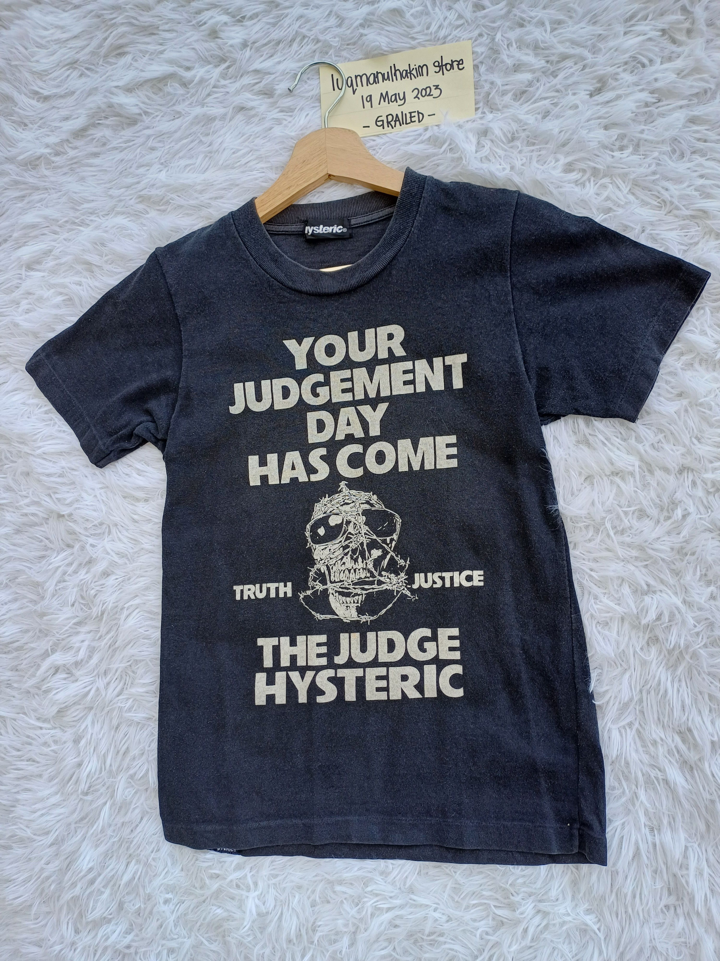 Hysteric Glamour Rare Vintage Hysteric Glamour The Judge Tshirt Size US XS / EU 42 / 0 - 3 Thumbnail