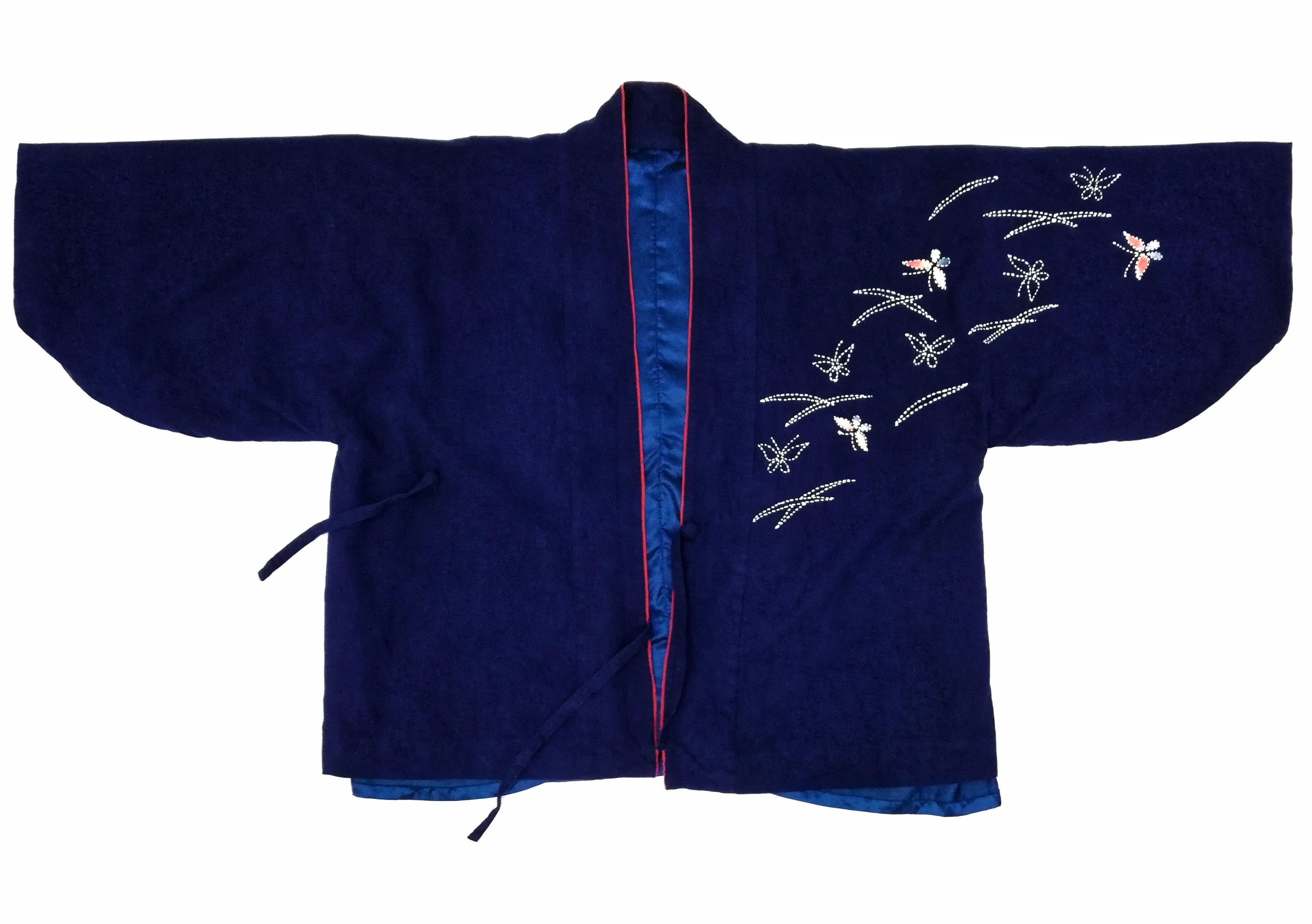 Indigo × Japanese Brand 🔥Wear Indigo Kimono Japanese Traditional Boro🔥 Size US L / EU 52-54 / 3 - 3 Thumbnail