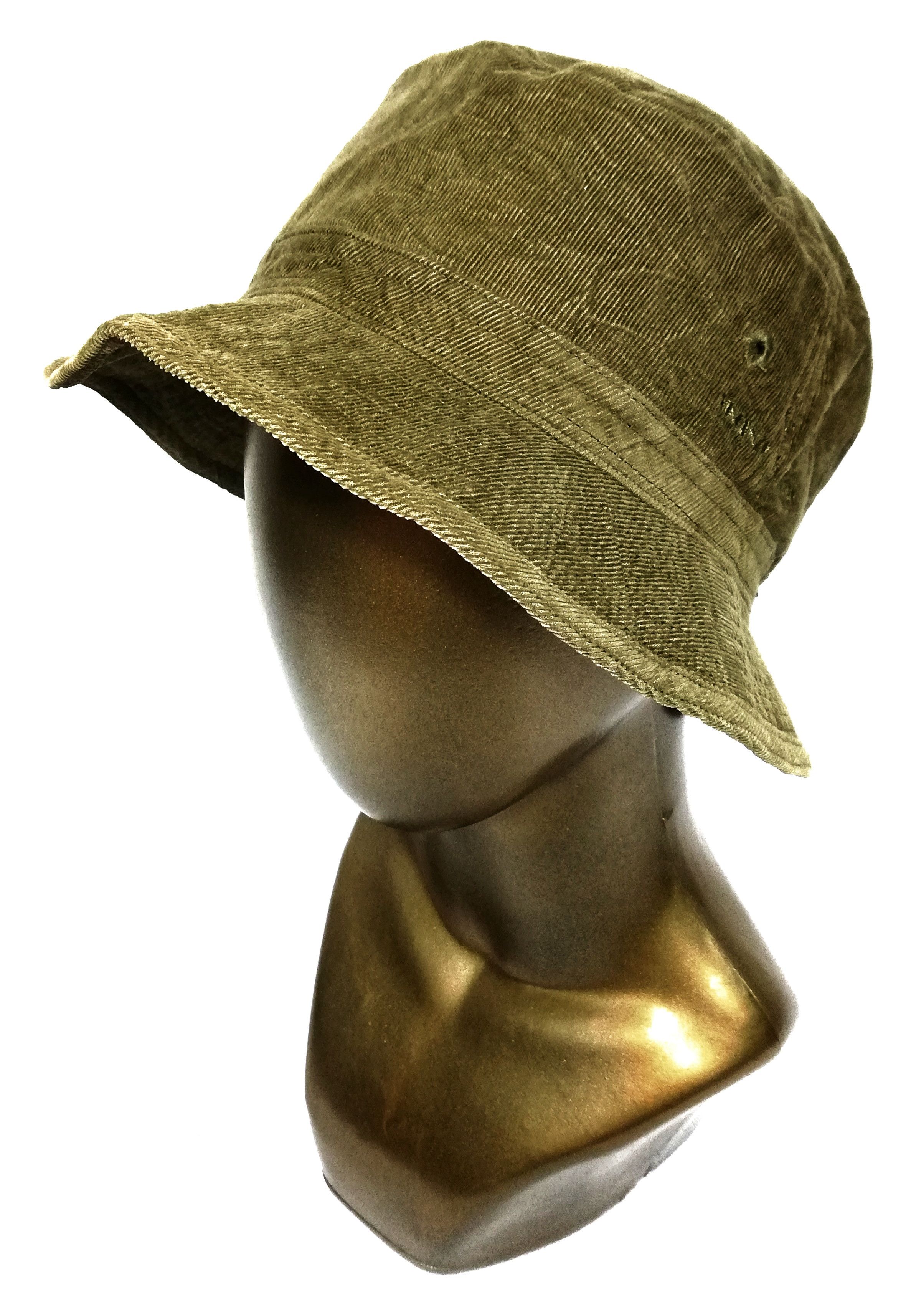 Japanese Brand 🔥Vincenzo Valentino Corduroy Bucket Hat Cotton🔥 Size ONE SIZE - 2 Thumbnail